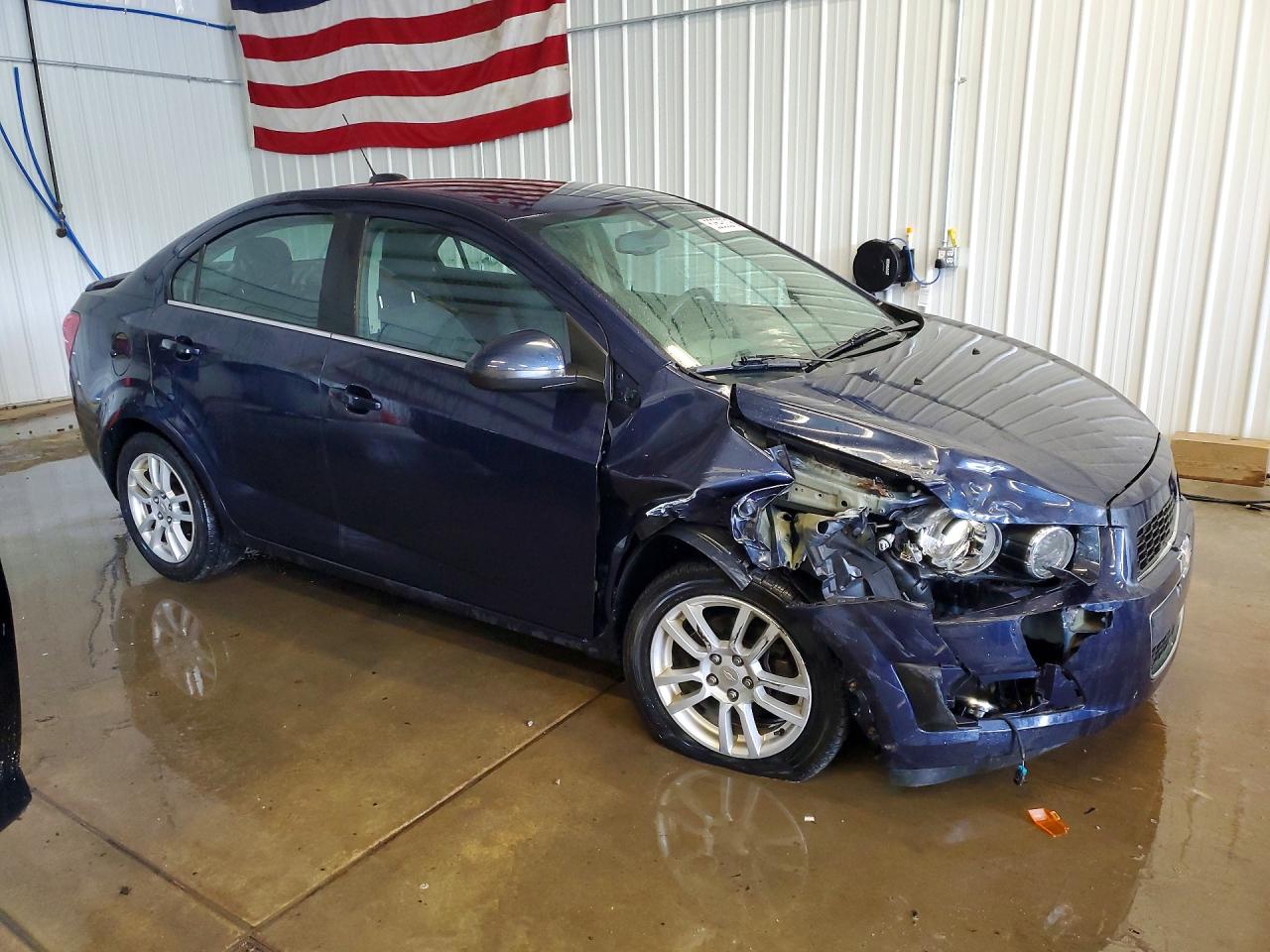 2015 Chevrolet Sonic Lt Blue vin: 1G1JC5SG3F4115463