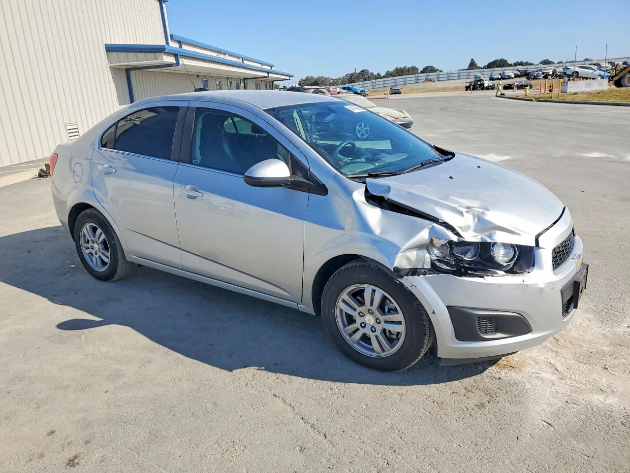 2015 Chevrolet Sonic Lt Silver vin: 1G1JC5SG3F4217894