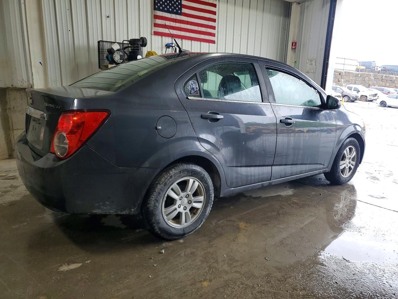 2013 Chevrolet Sonic Lt Gray vin: 1G1JC5SG4D4229890