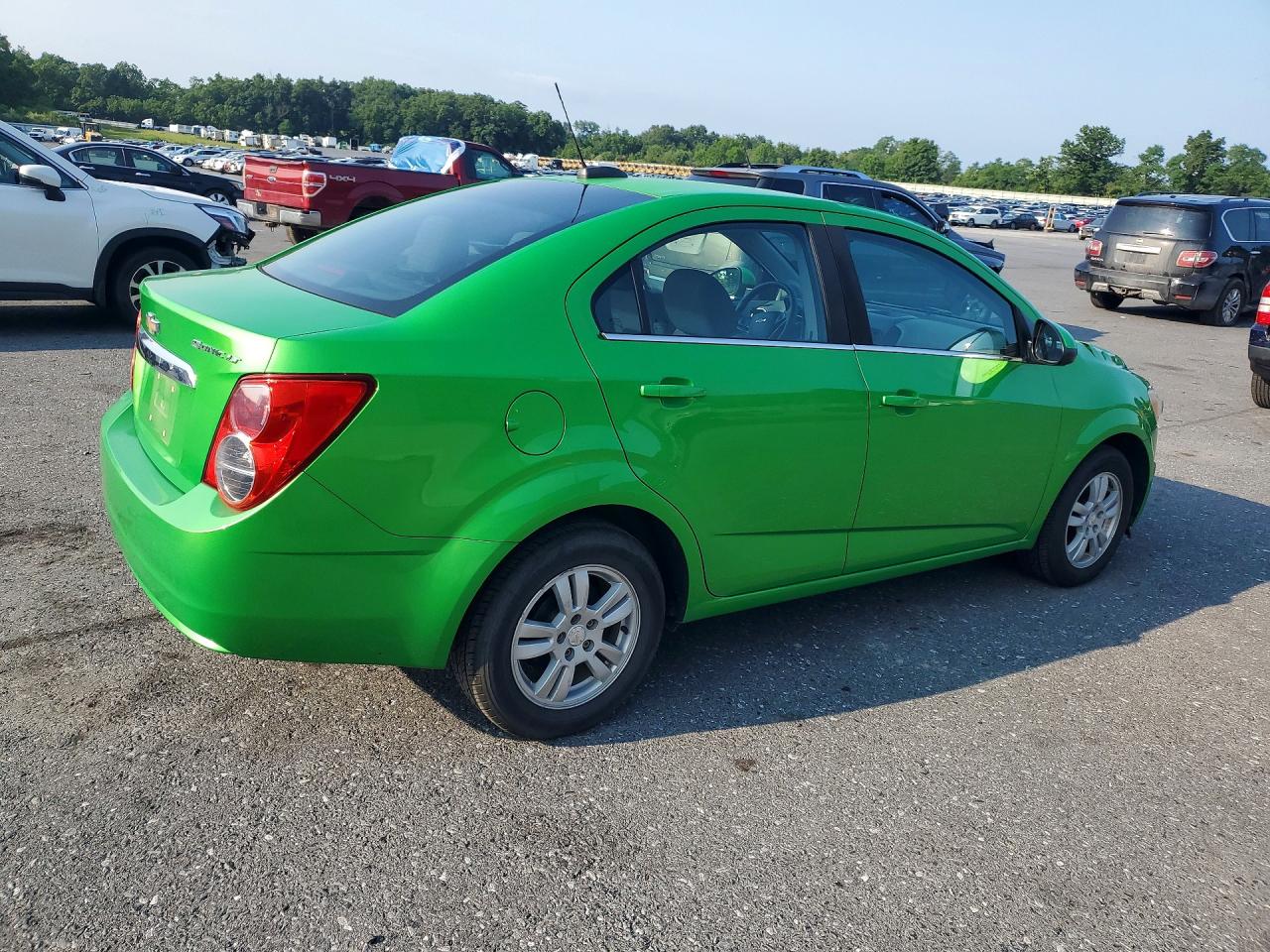 2015 Chevrolet Sonic Lt Green vin: 1G1JC5SG4F4110532