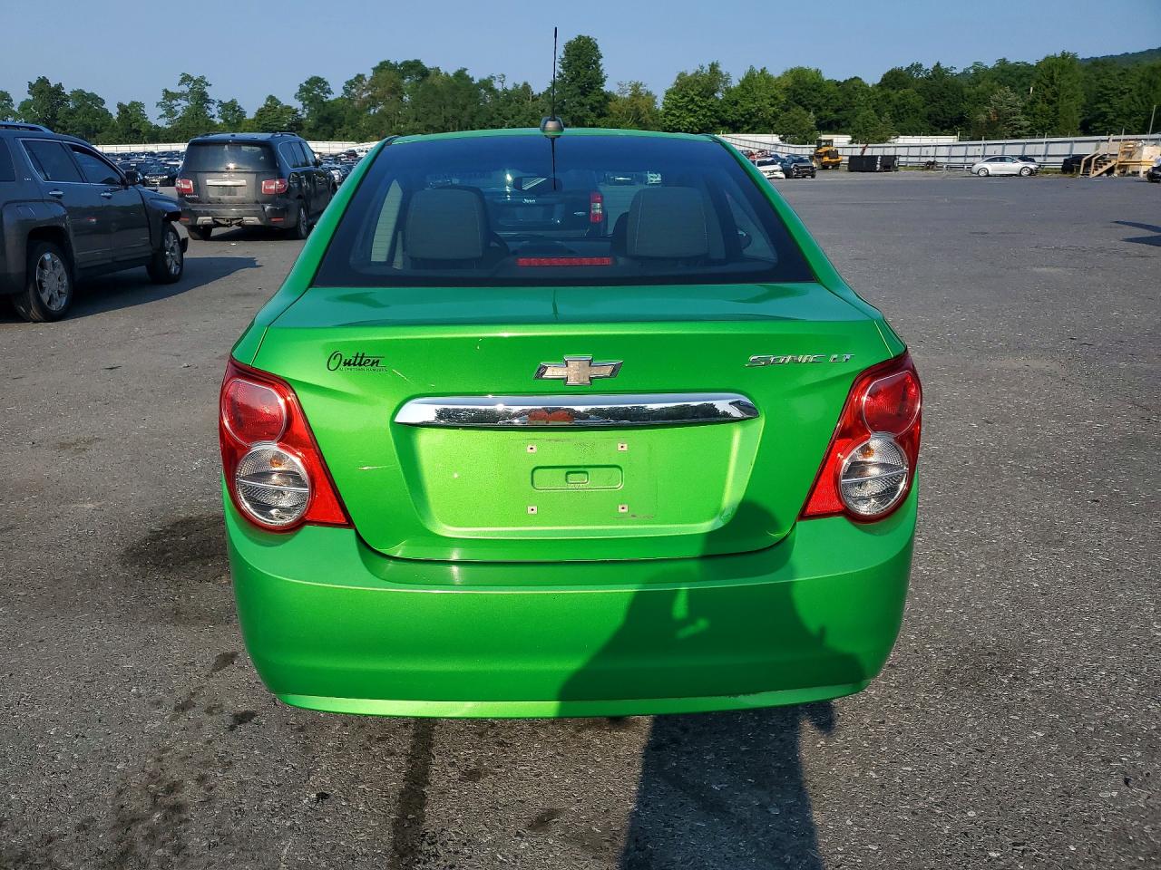 2015 Chevrolet Sonic Lt Green vin: 1G1JC5SG4F4110532