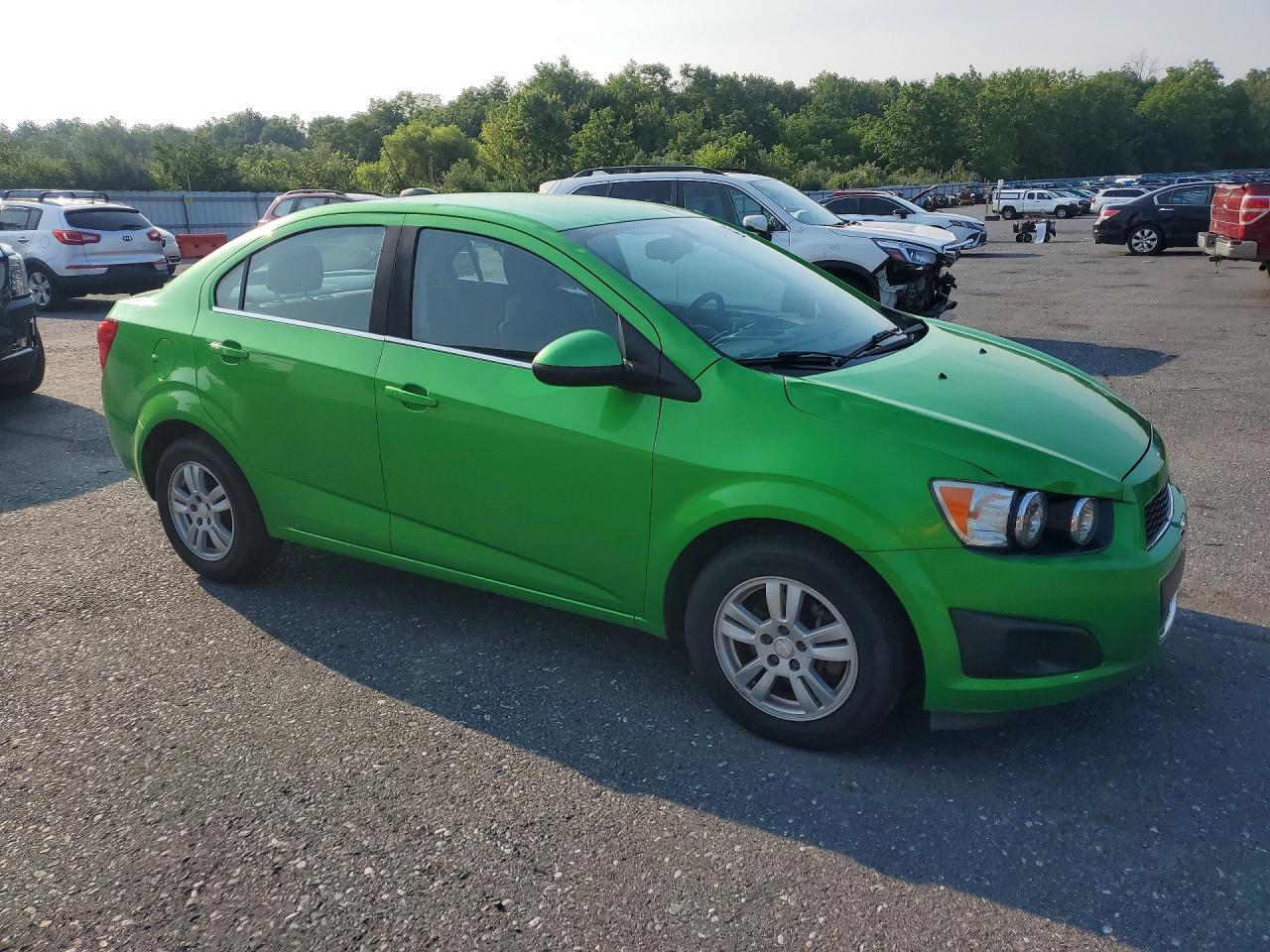 2015 Chevrolet Sonic Lt Green vin: 1G1JC5SG4F4110532
