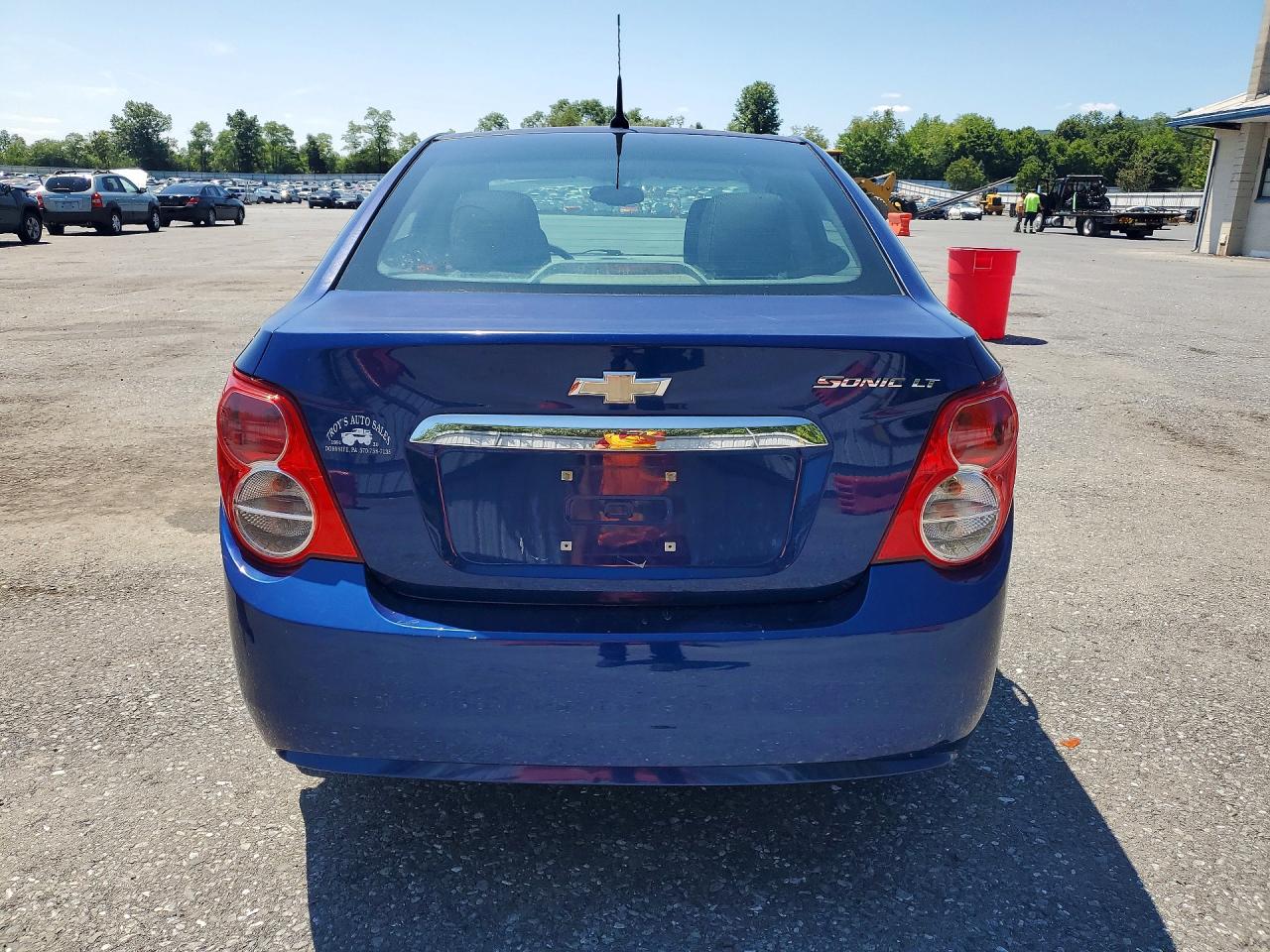 2014 Chevrolet Sonic Lt Синий vin: 1G1JC5SG5E4140606