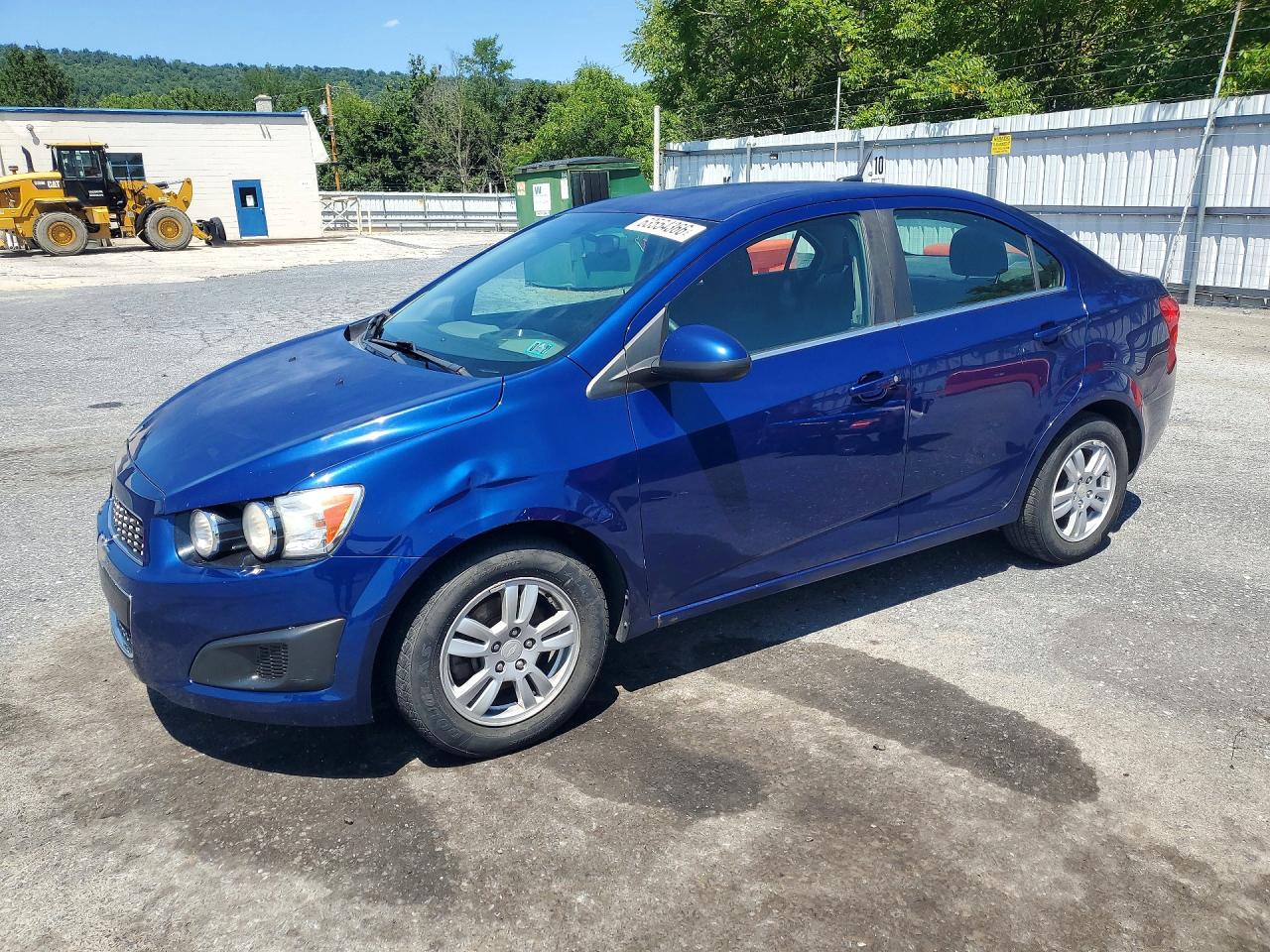 2014 Chevrolet Sonic Lt Синий vin: 1G1JC5SG5E4140606