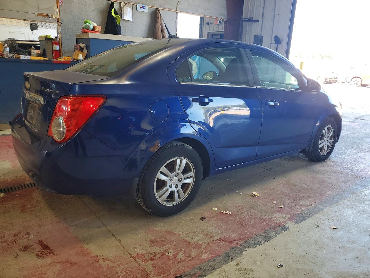 2014 Chevrolet Sonic Lt Blue vin: 1G1JC5SG5E4140833