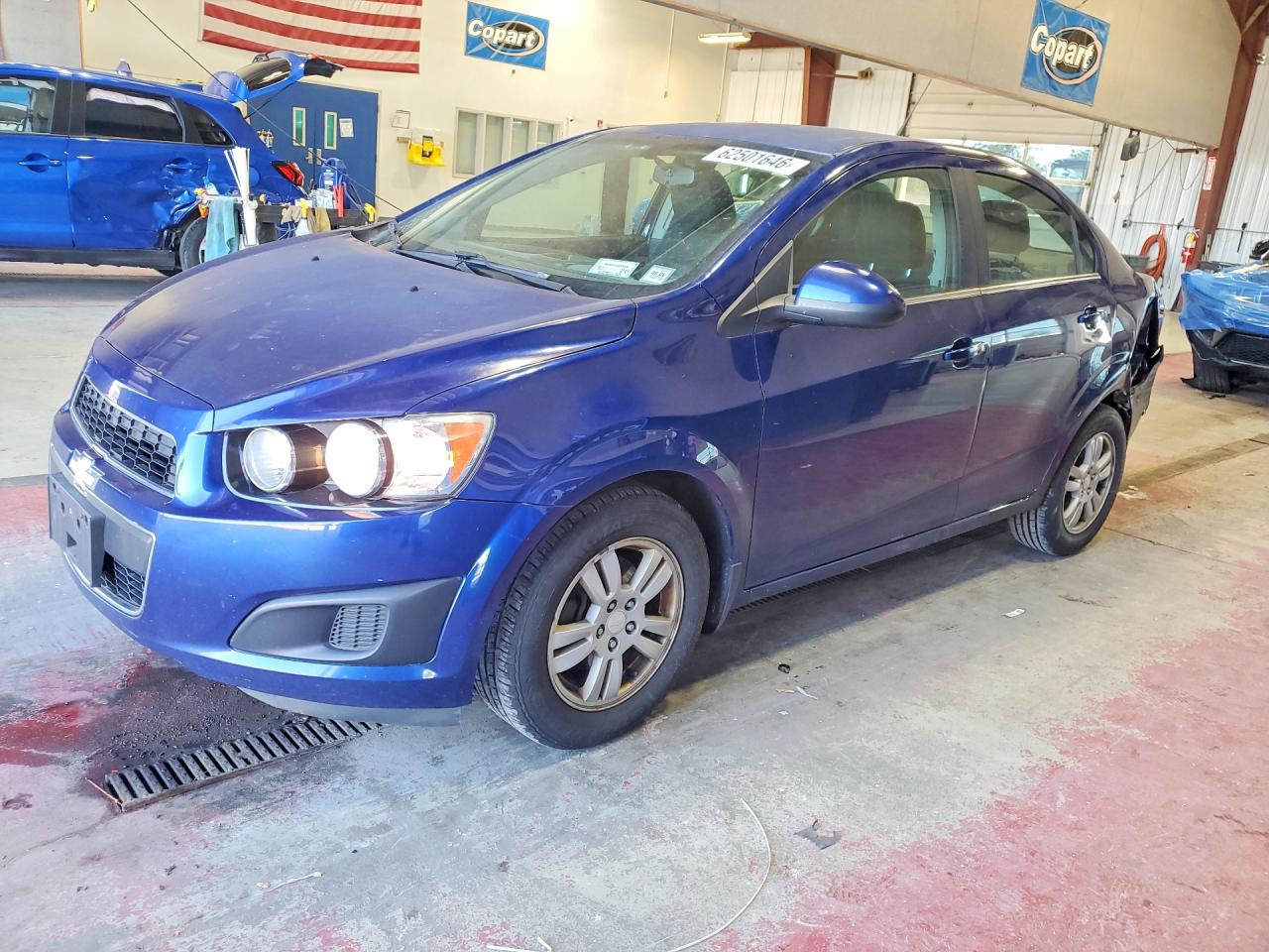 2014 Chevrolet Sonic Lt Blue vin: 1G1JC5SG5E4140833