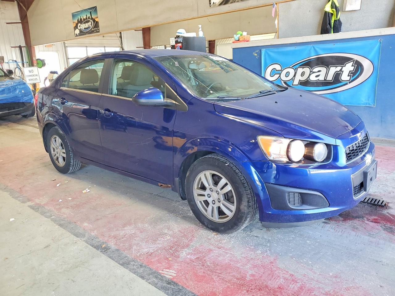 2014 Chevrolet Sonic Lt Blue vin: 1G1JC5SG5E4140833