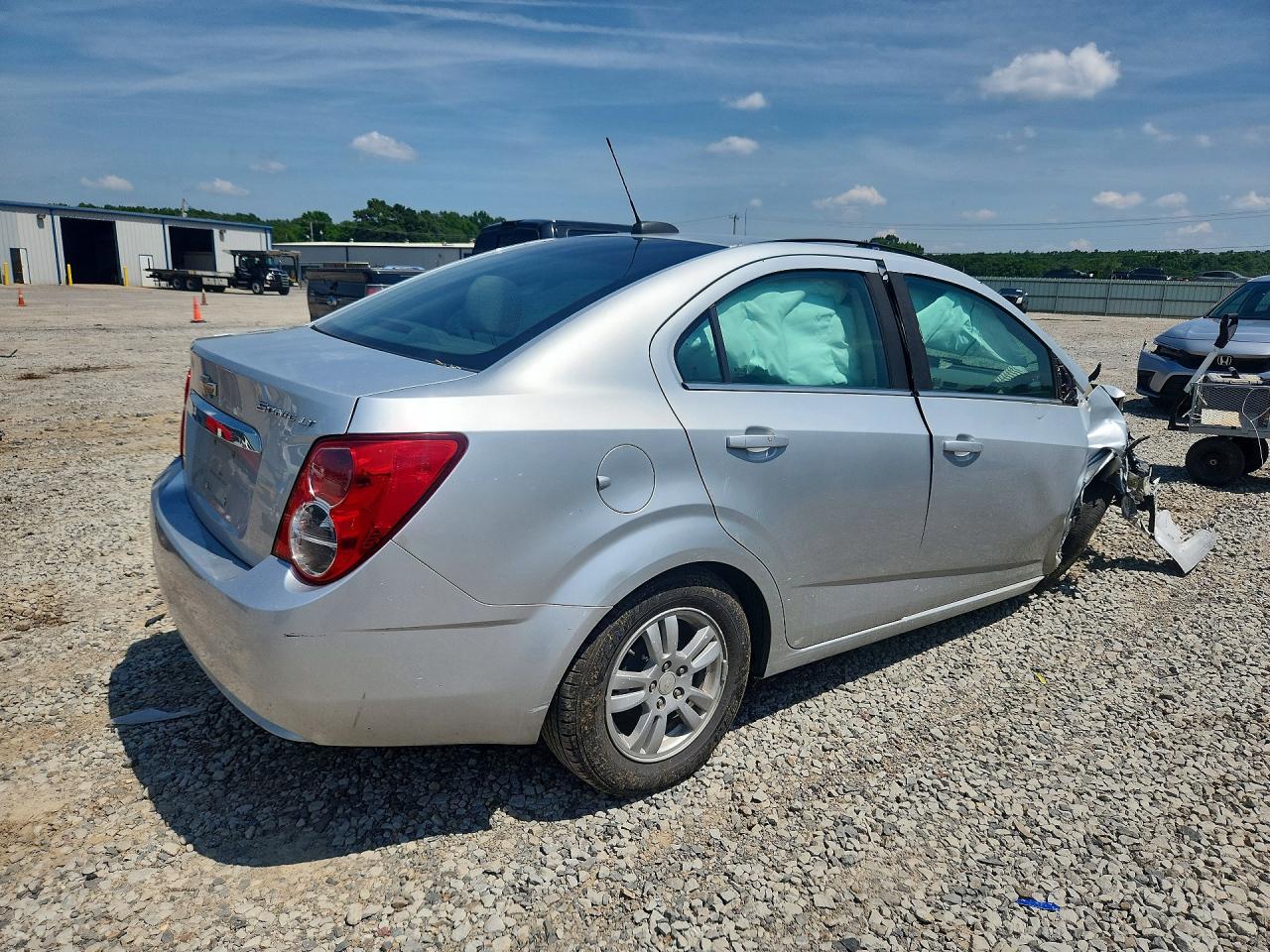 2015 Chevrolet Sonic Lt White vin: 1G1JC5SG5F4140669