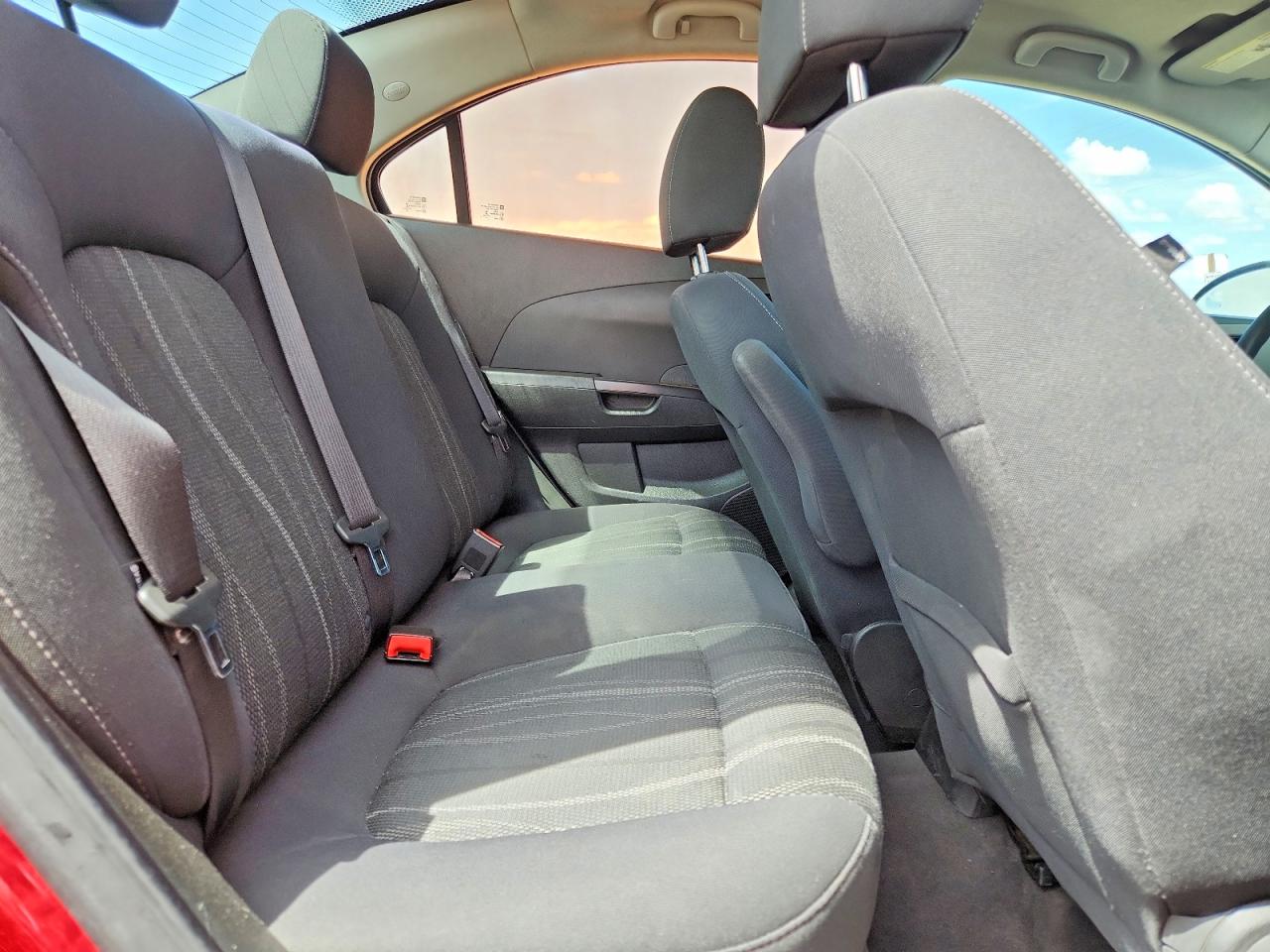 2013 Chevrolet Sonic Lt Red vin: 1G1JC5SG7D4108237