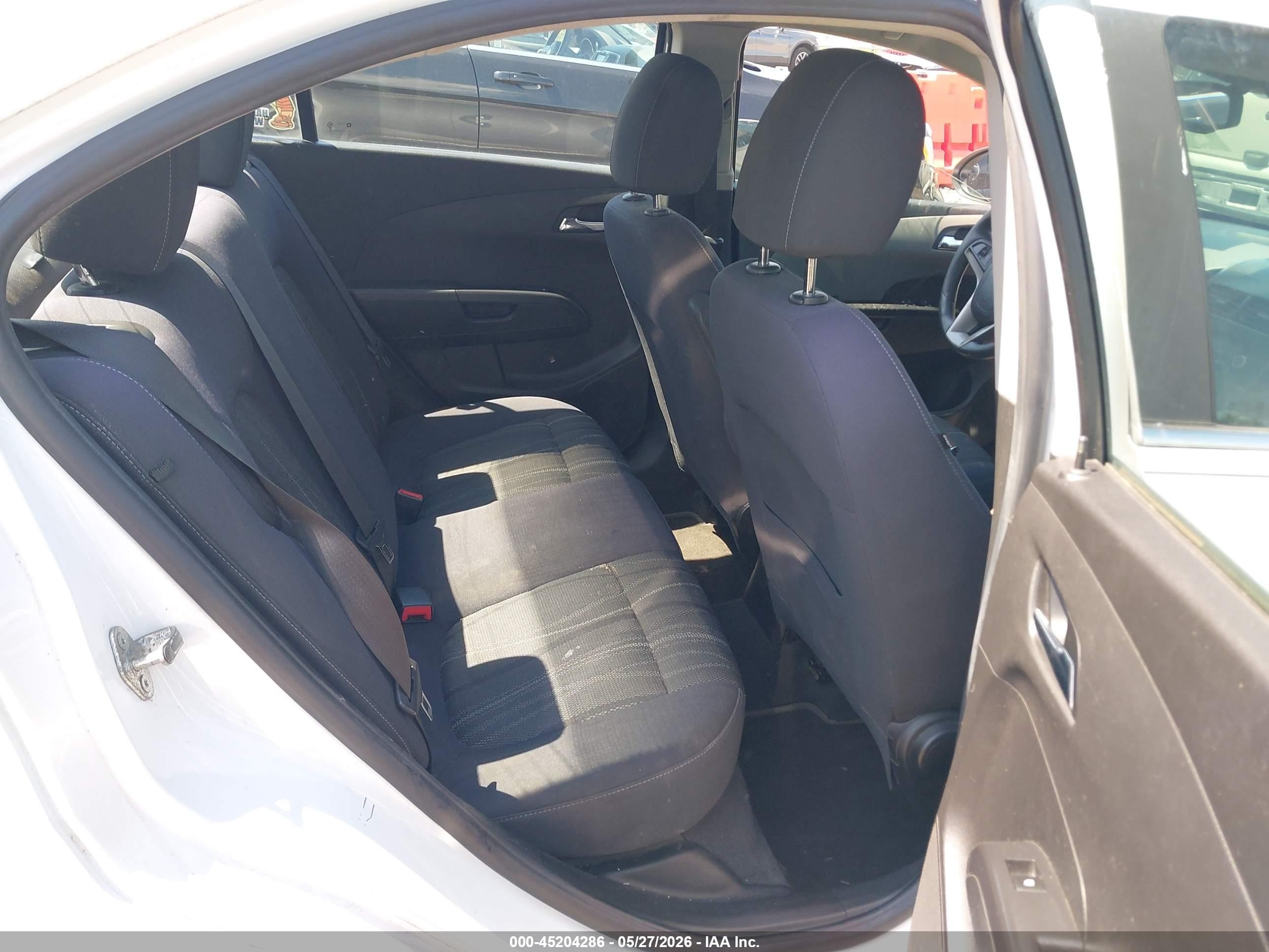 2013 Chevrolet Sonic Lt Auto White vin: 1G1JC5SG7D4207706