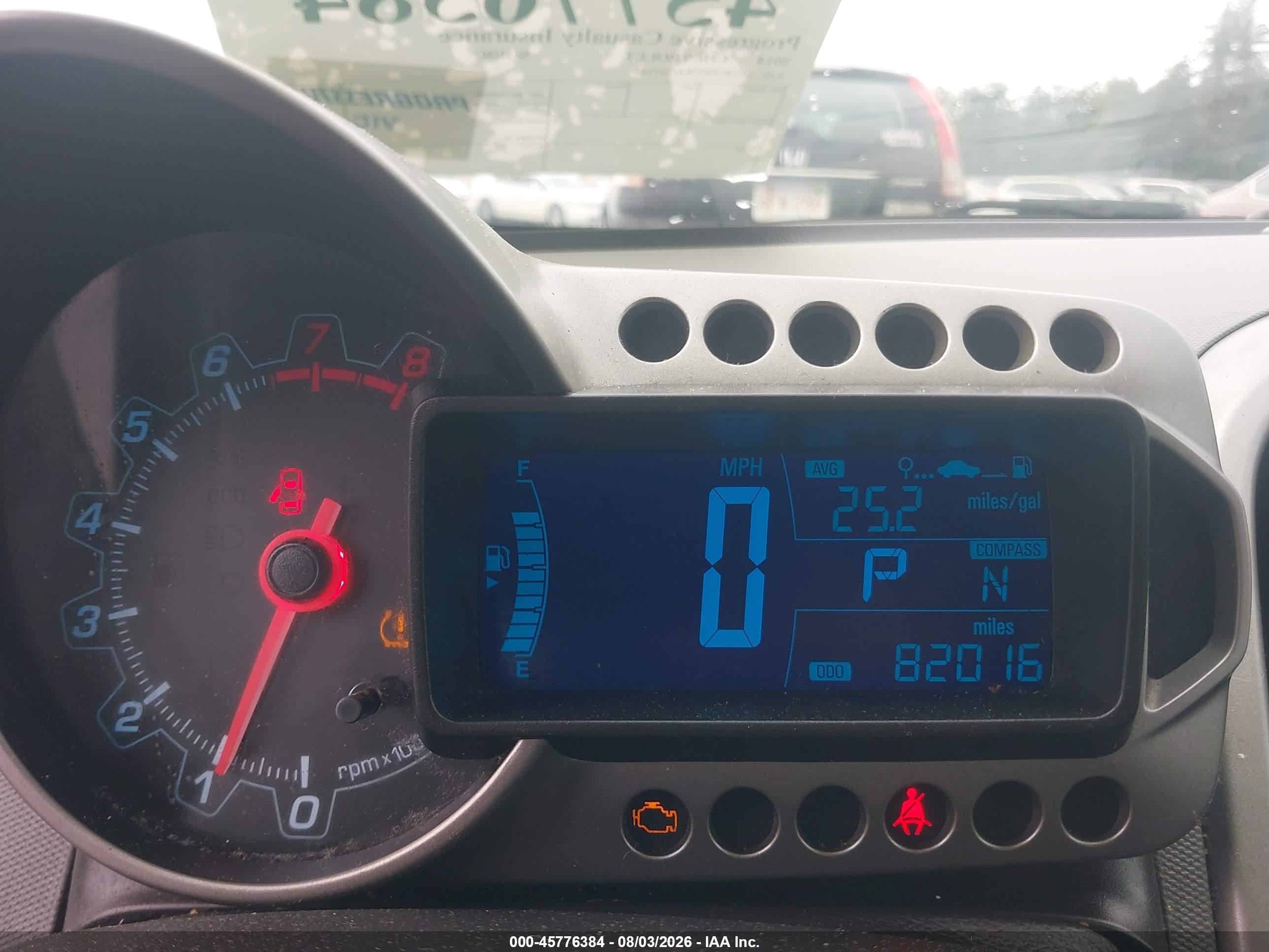 2014 Chevrolet Sonic Lt Auto Silver vin: 1G1JC5SG7E4154734