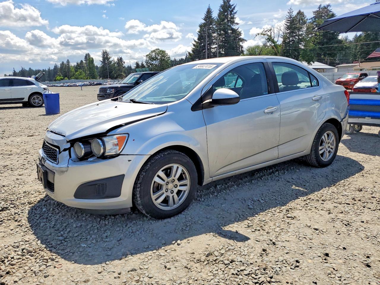 2013 Chevrolet Sonic Lt Silver vin: 1G1JC5SG8D4114760