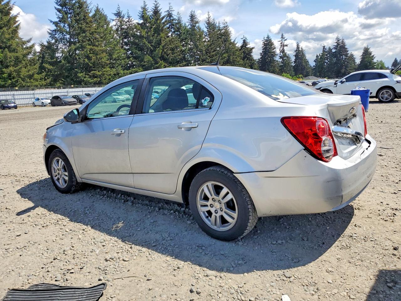 2013 Chevrolet Sonic Lt Silver vin: 1G1JC5SG8D4114760
