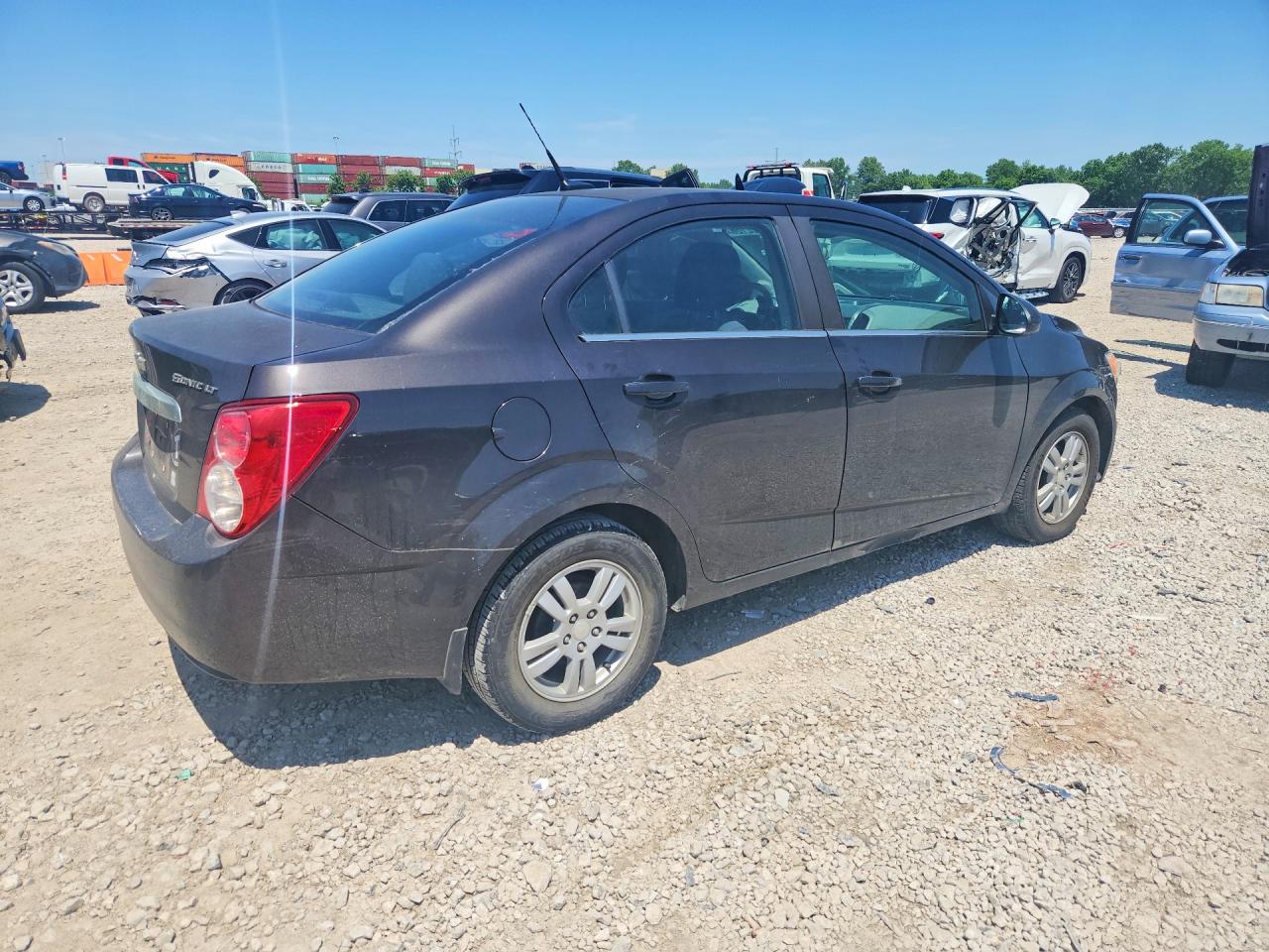 2013 Chevrolet Sonic Gray vin: 1G1JC5SG8D4213644