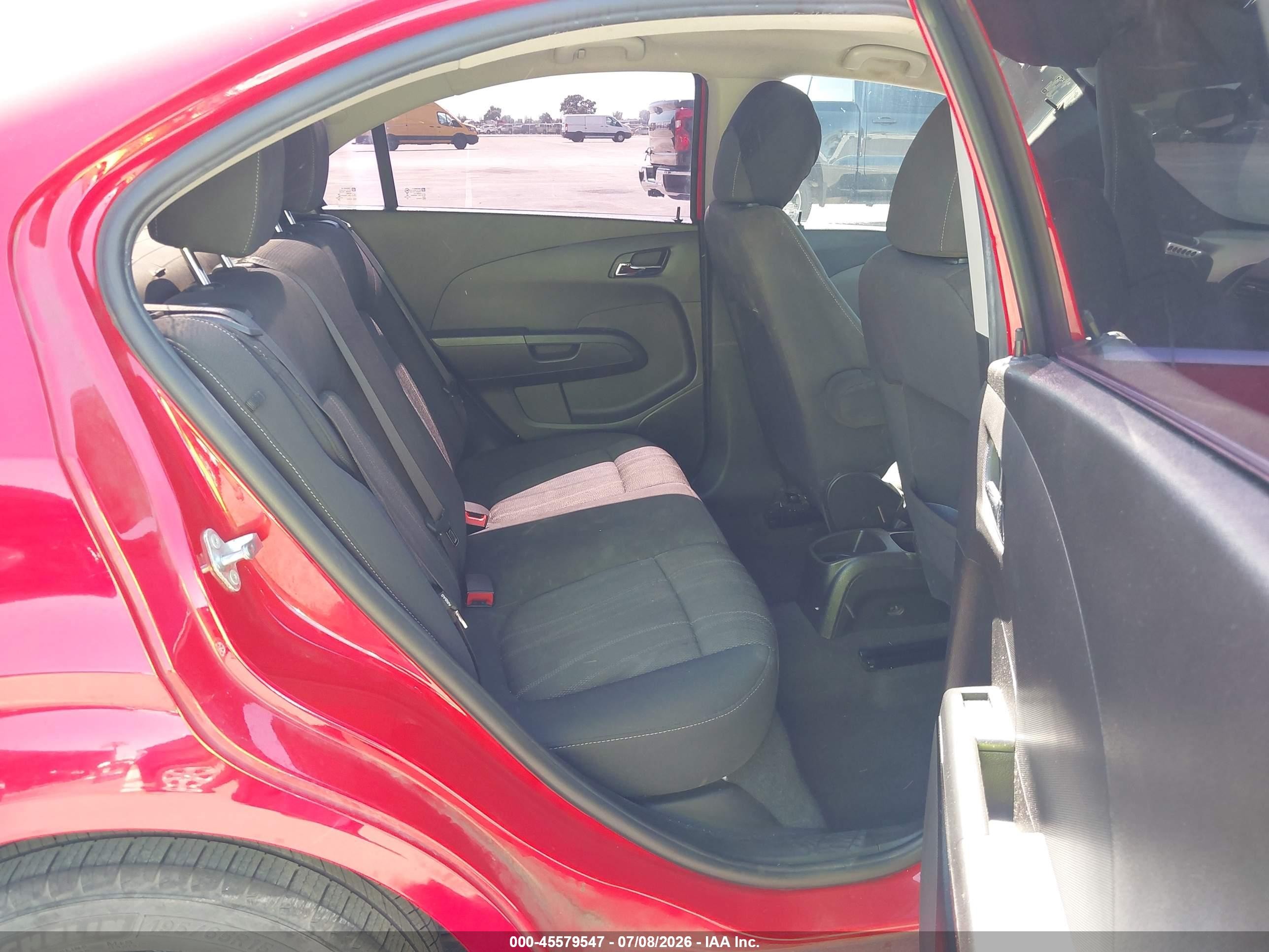 2015 Chevrolet Sonic Lt Auto Красный vin: 1G1JC5SG8F4189879