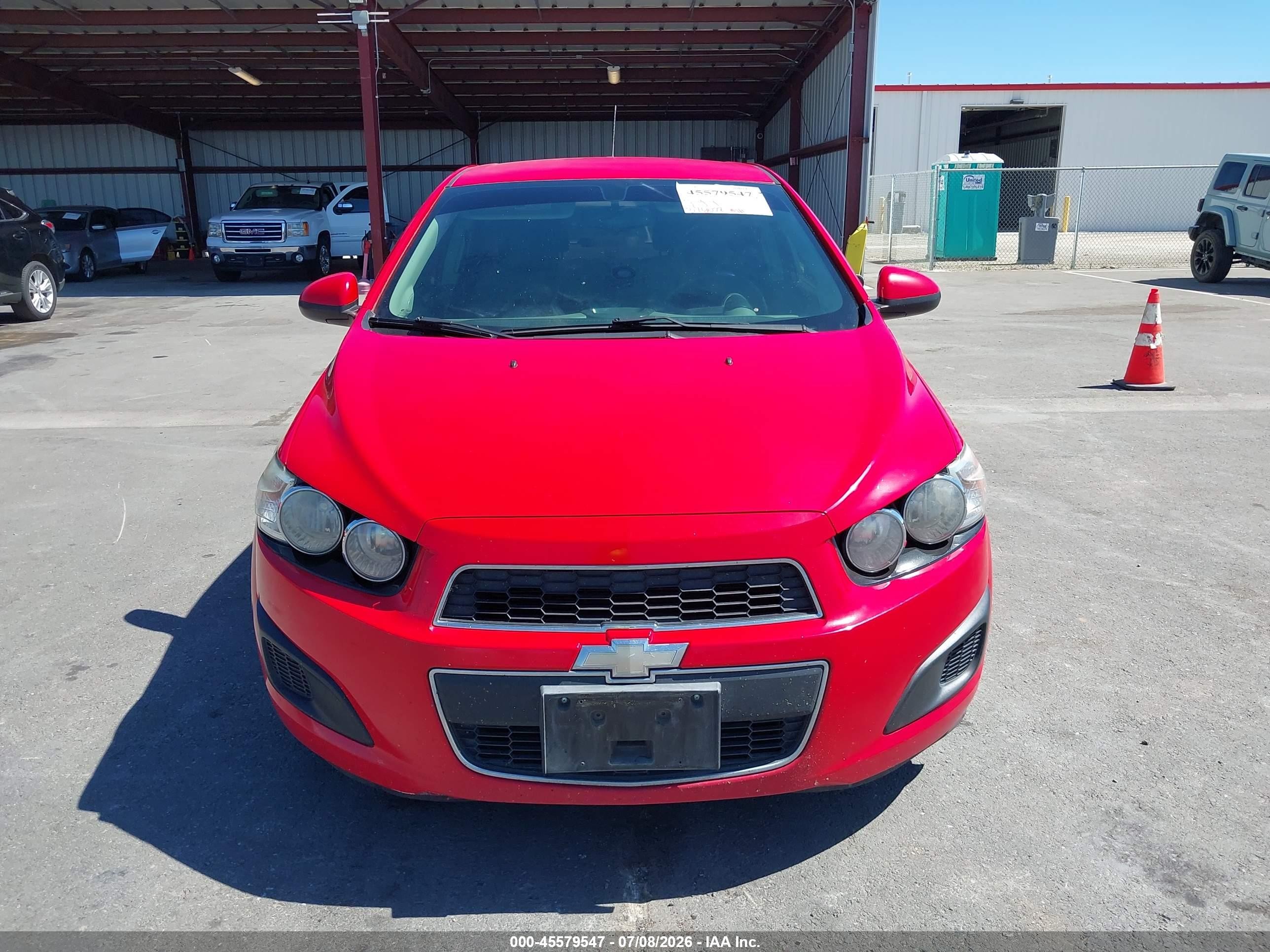 2015 Chevrolet Sonic Lt Auto Красный vin: 1G1JC5SG8F4189879