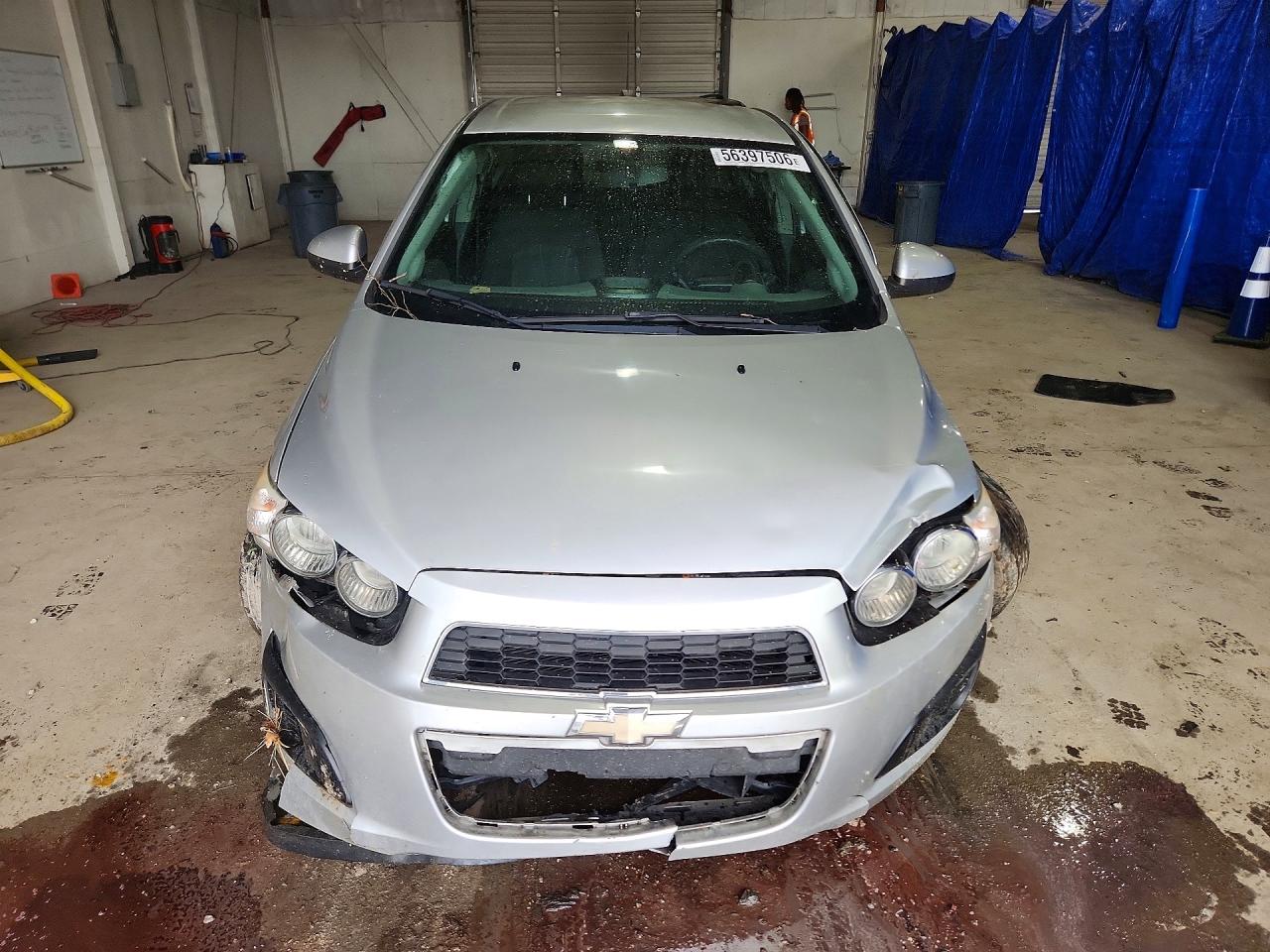2015 Chevrolet Sonic Lt Silver vin: 1G1JC5SG8F4203148