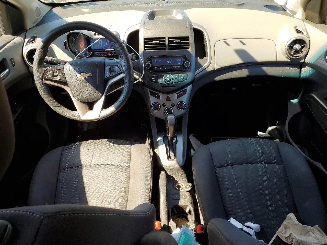 2014 Chevrolet Sonic Lt Silver vin: 1G1JC5SG9E4136347