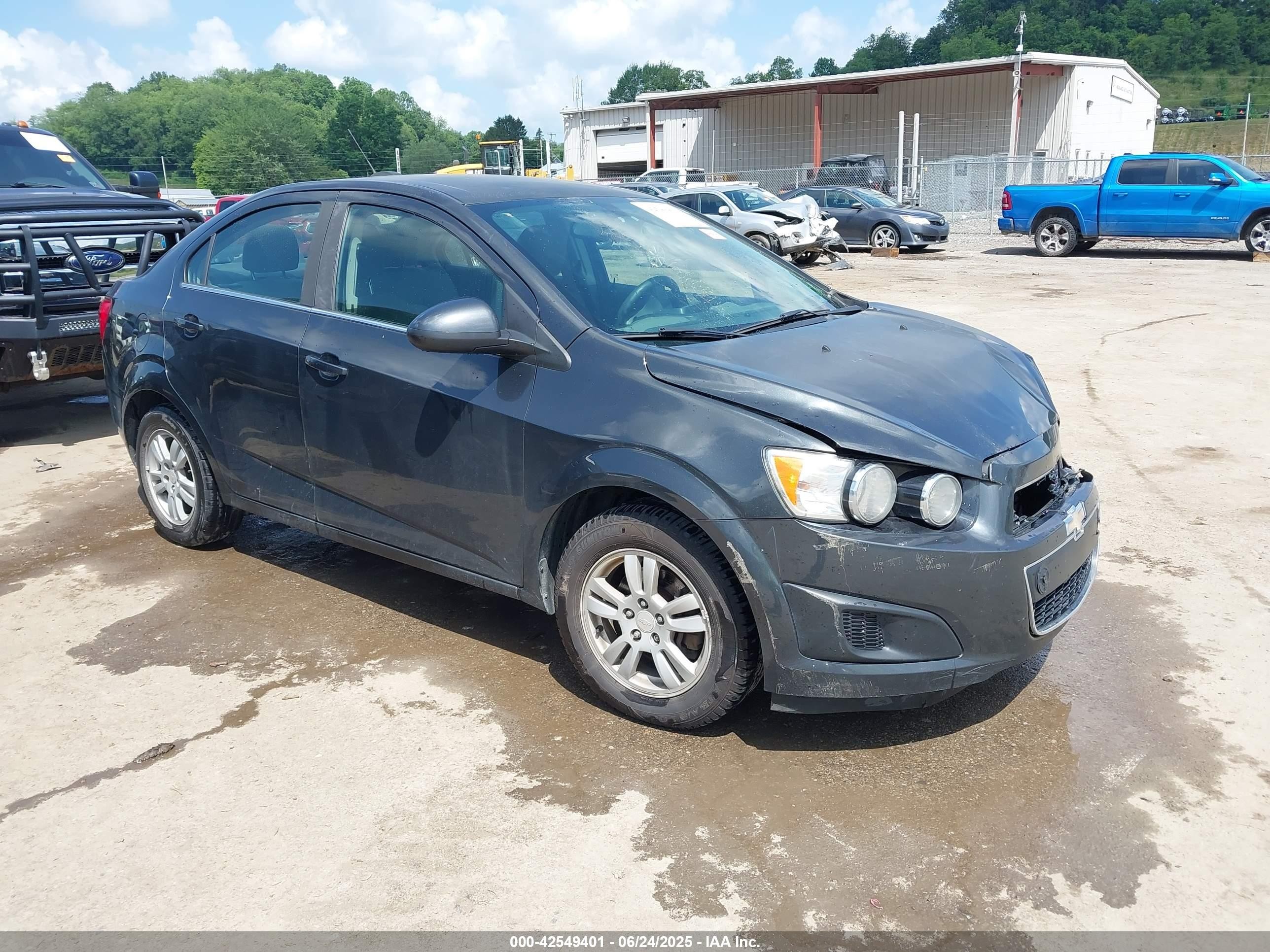 2015 Chevrolet Sonic Lt Auto Dark Blue vin: 1G1JC5SG9F4162934