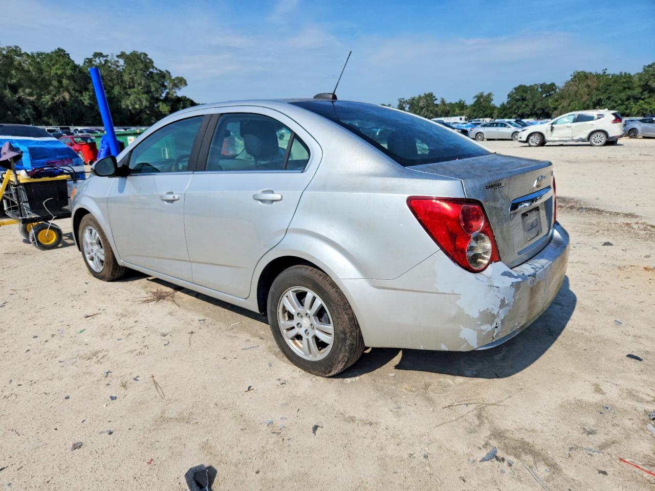 2015 Chevrolet Sonic Lt Silver vin: 1G1JC5SGXF4203846