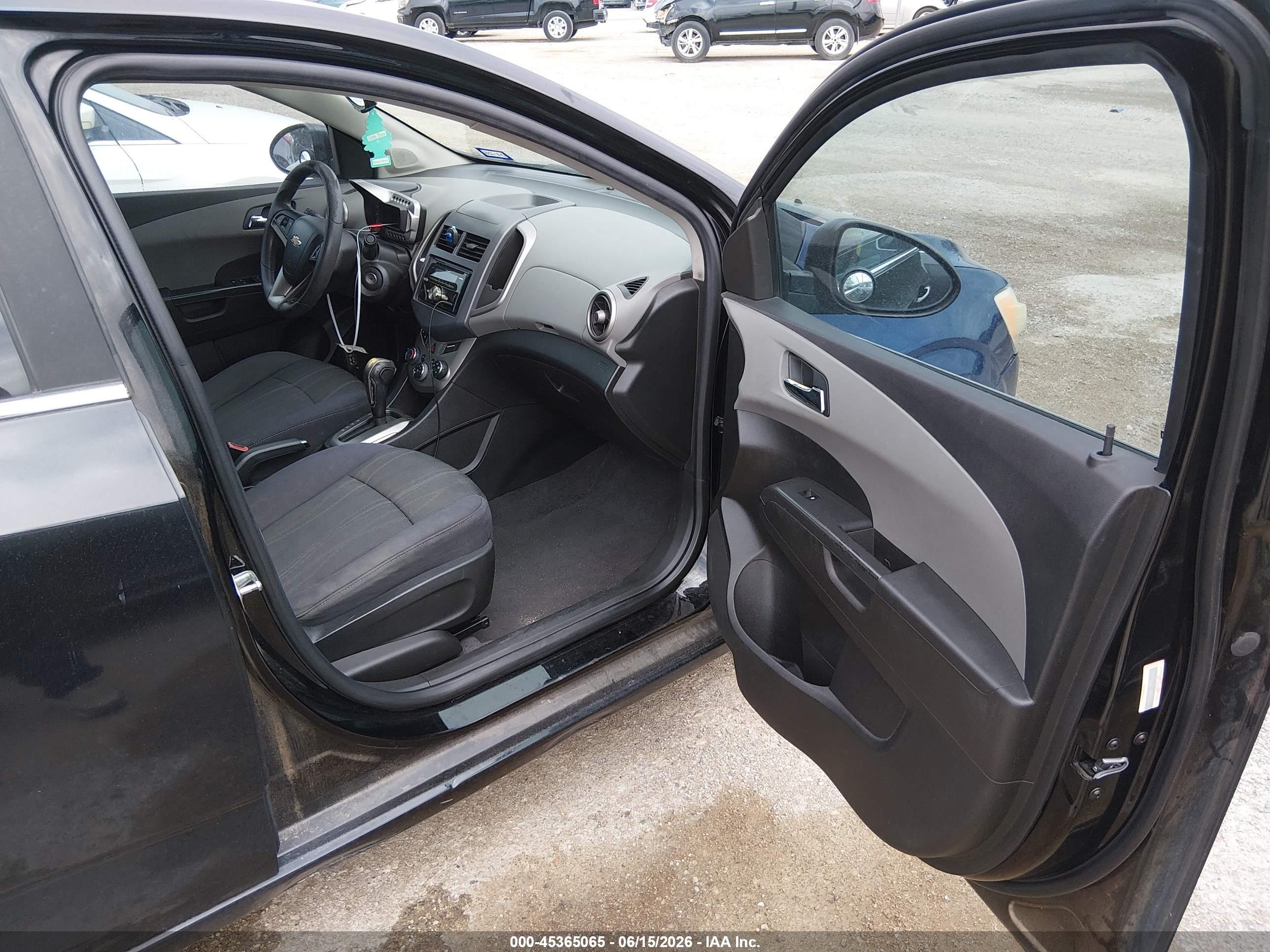 2012 Chevrolet Sonic 2lt Black vin: 1G1JC5SH0C4163751