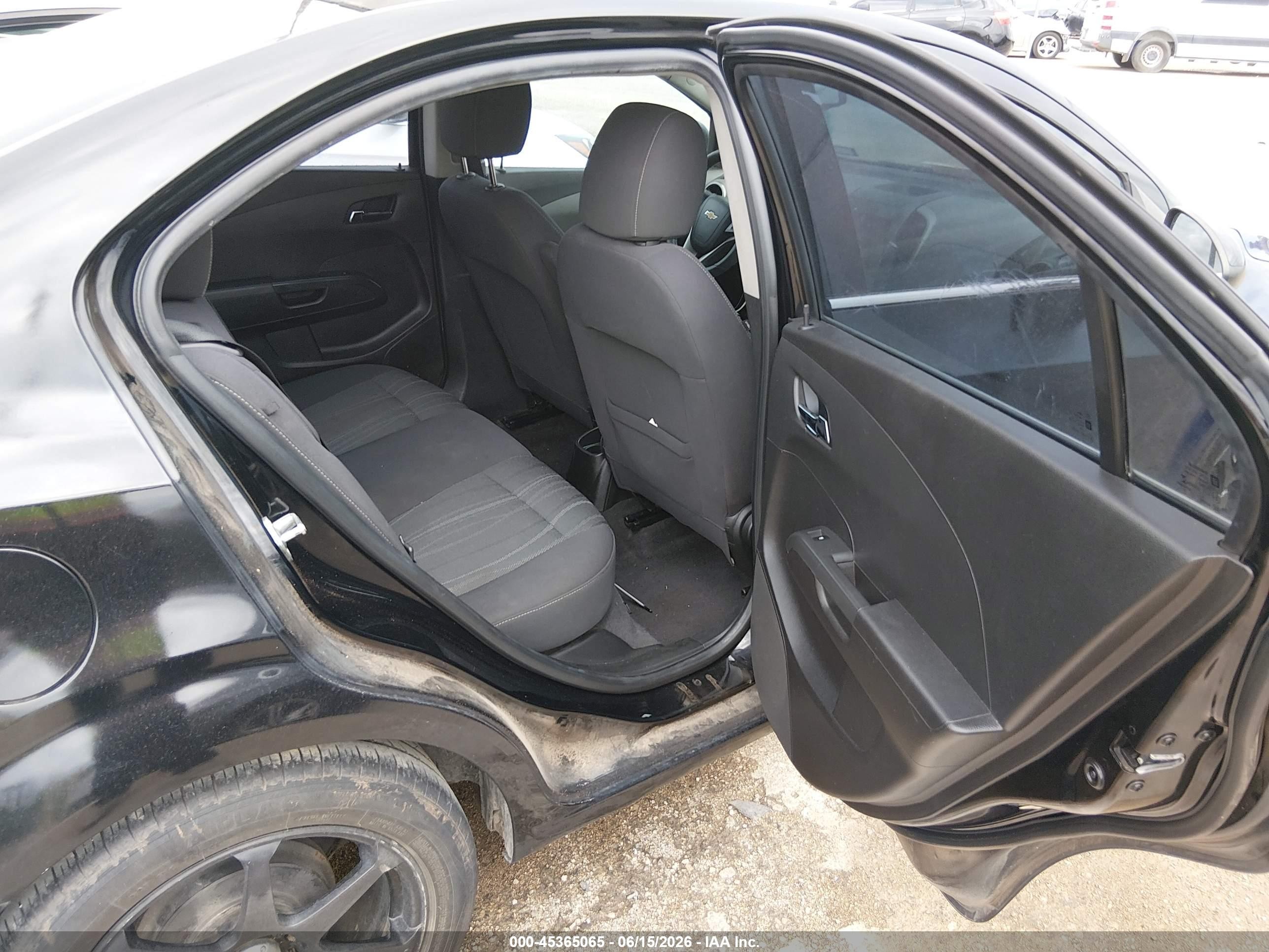 2012 Chevrolet Sonic 2lt Black vin: 1G1JC5SH0C4163751