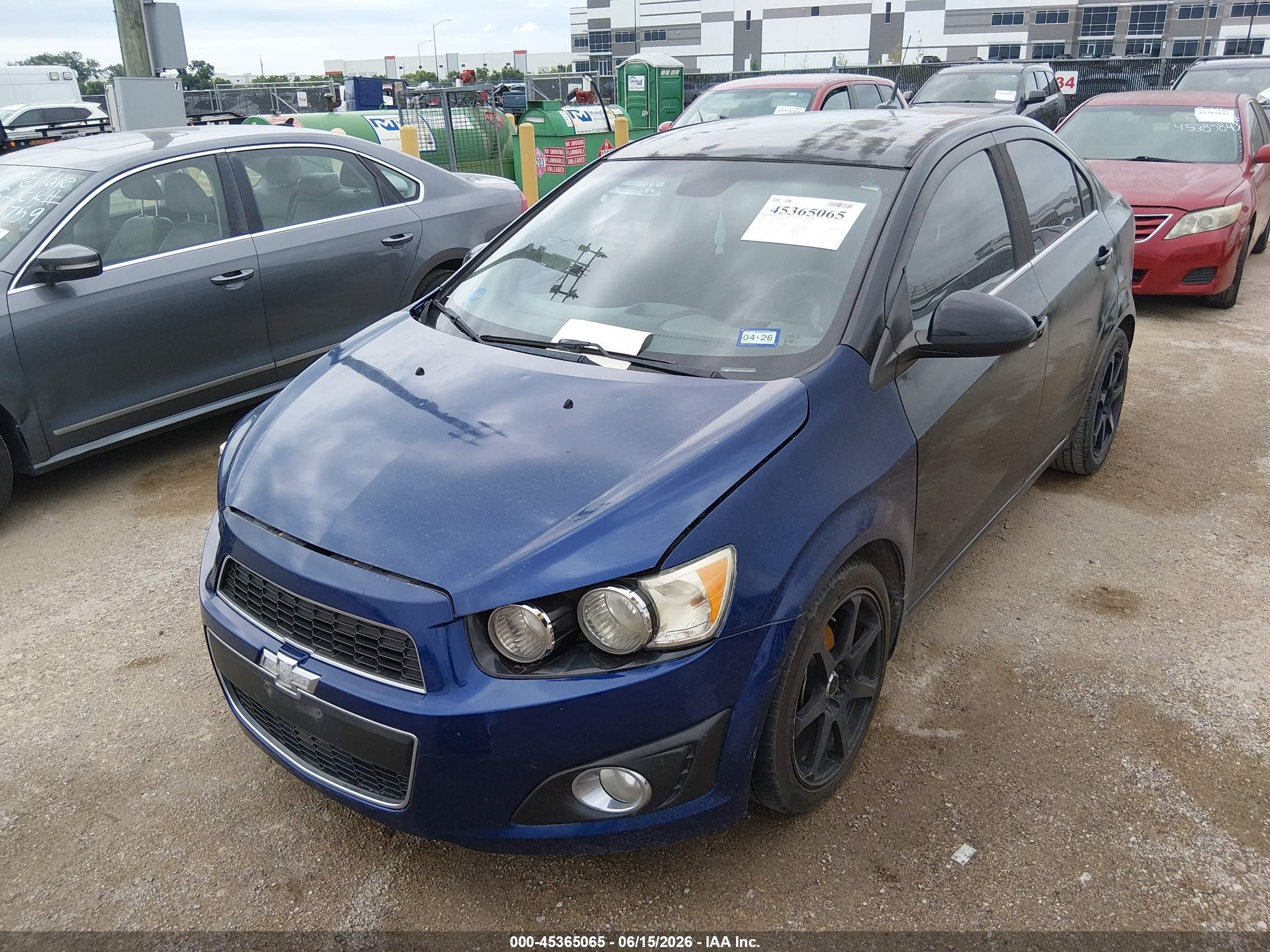 2012 Chevrolet Sonic 2lt Black vin: 1G1JC5SH0C4163751