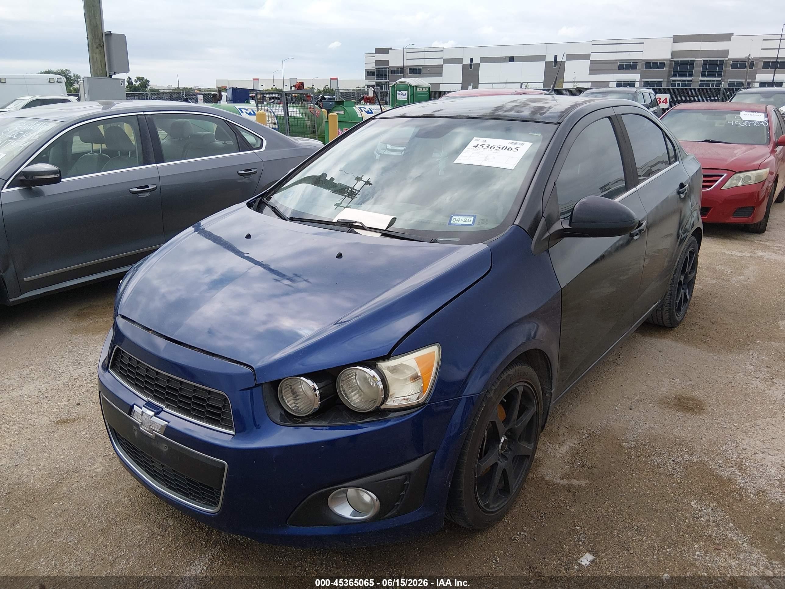 2012 Chevrolet Sonic 2lt Black vin: 1G1JC5SH0C4163751