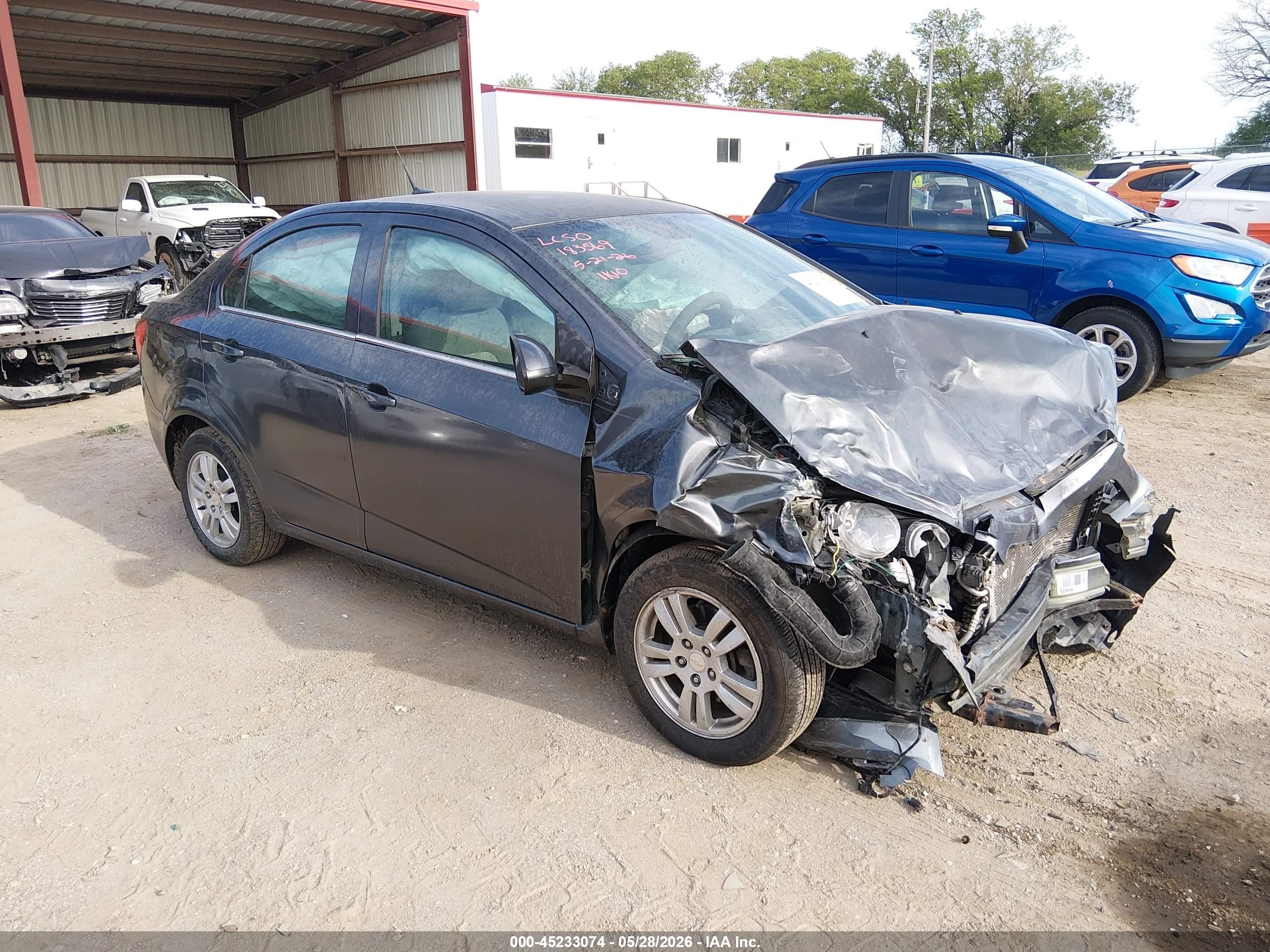 2012 Chevrolet Sonic 2lt Blue vin: 1G1JC5SH0C4221812