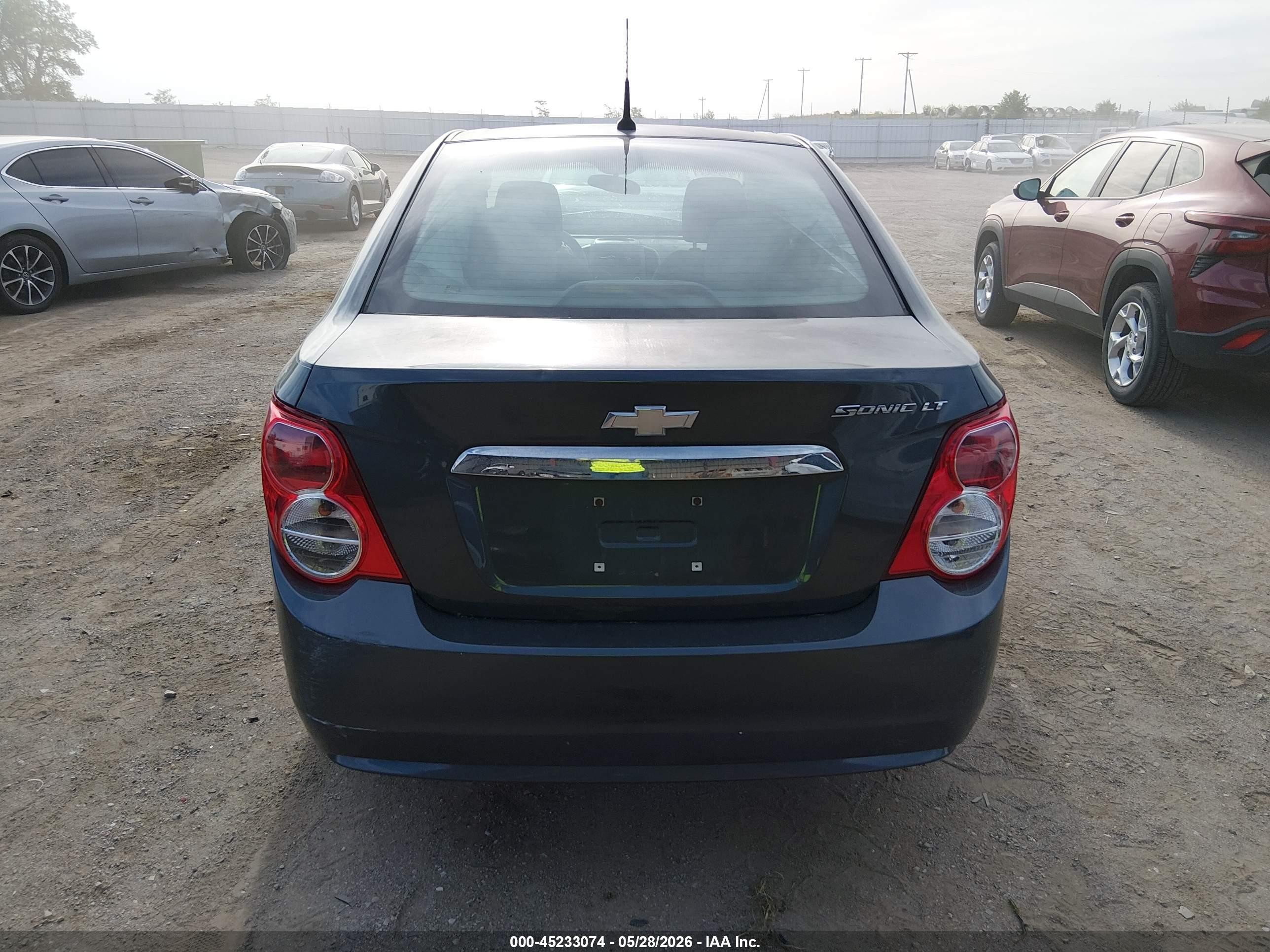 2012 Chevrolet Sonic 2lt Blue vin: 1G1JC5SH0C4221812