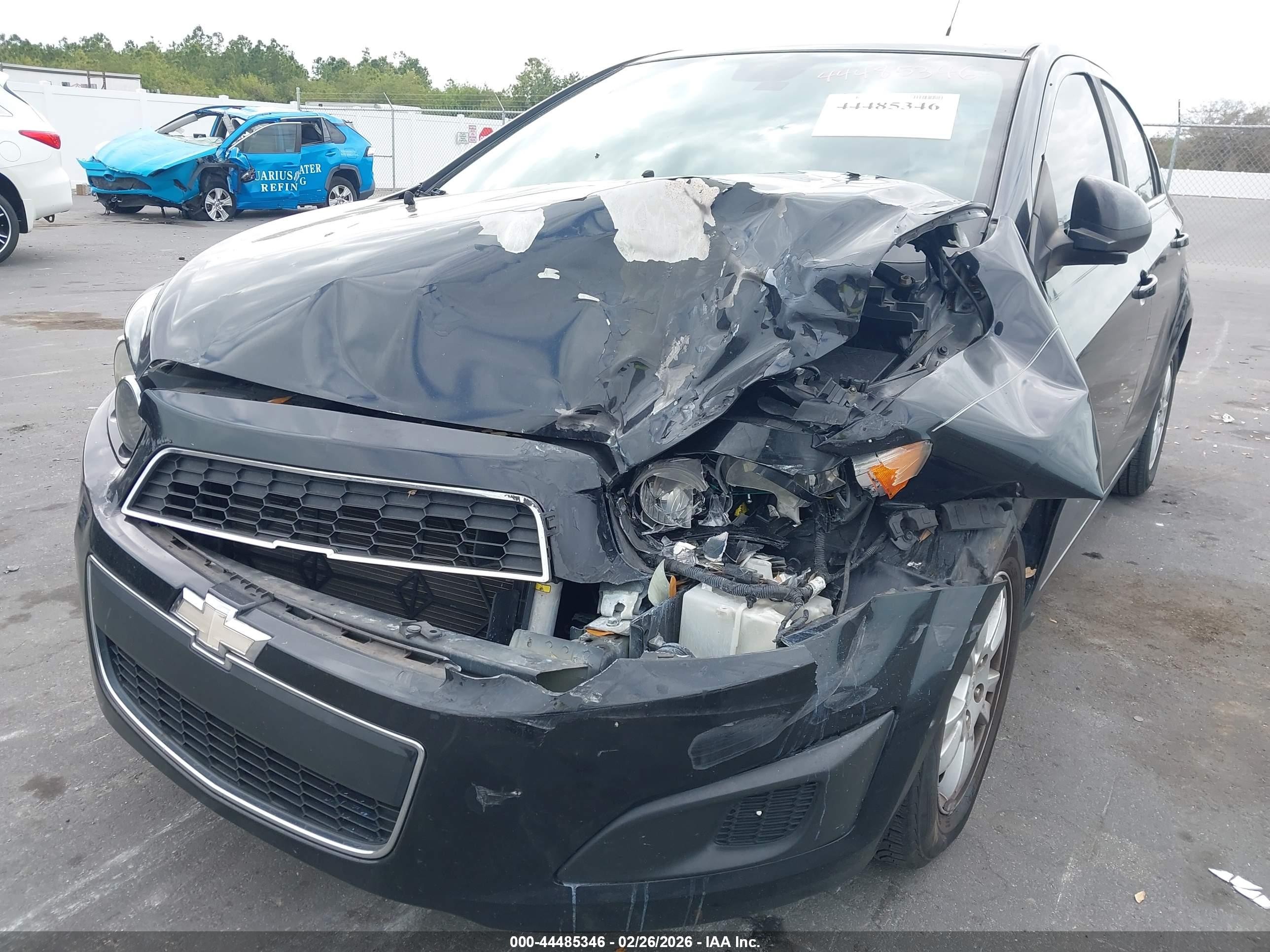 2013 Chevrolet Sonic Lt Auto Black vin: 1G1JC5SH0D4120464