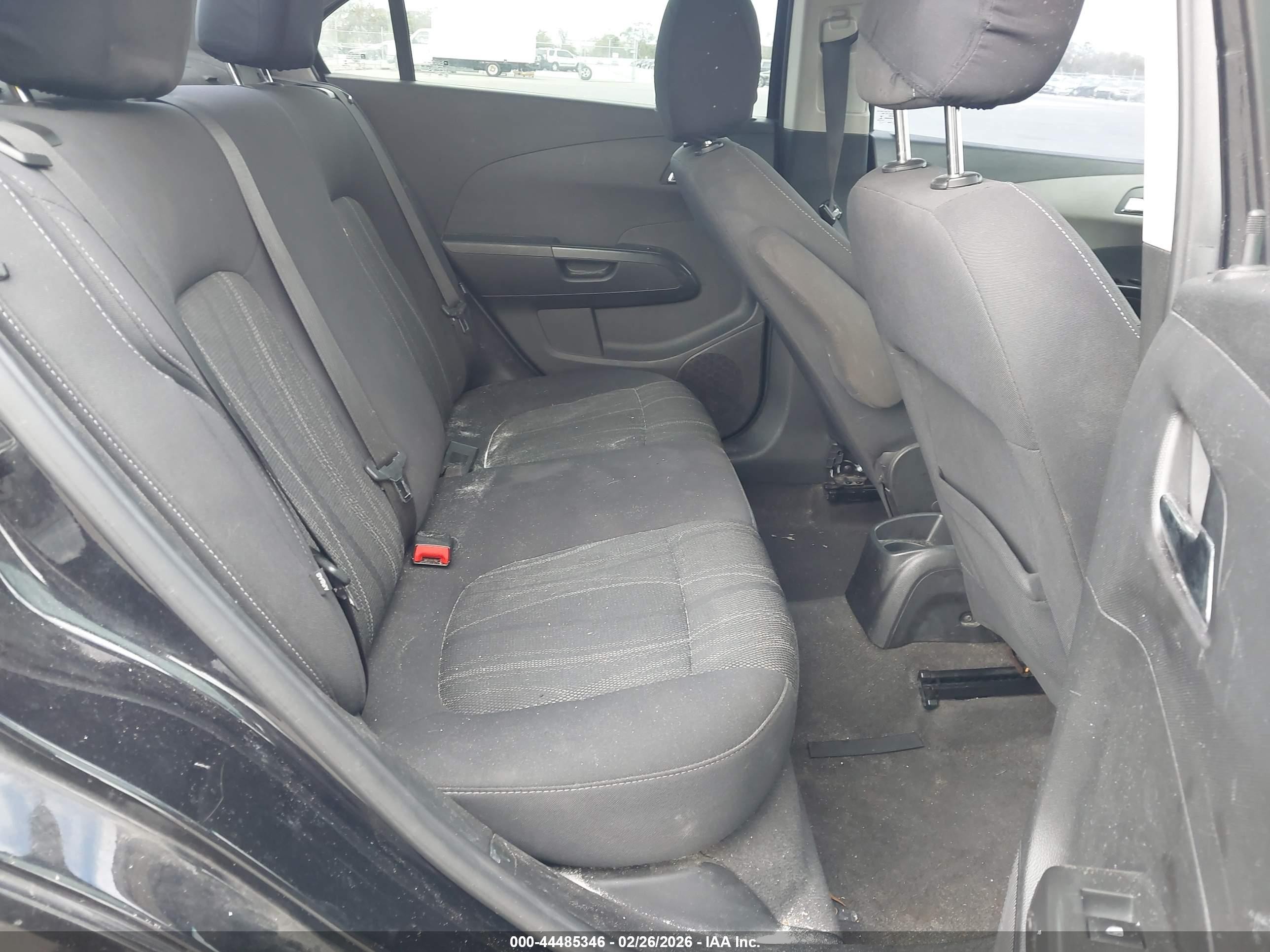 2013 Chevrolet Sonic Lt Auto Black vin: 1G1JC5SH0D4120464