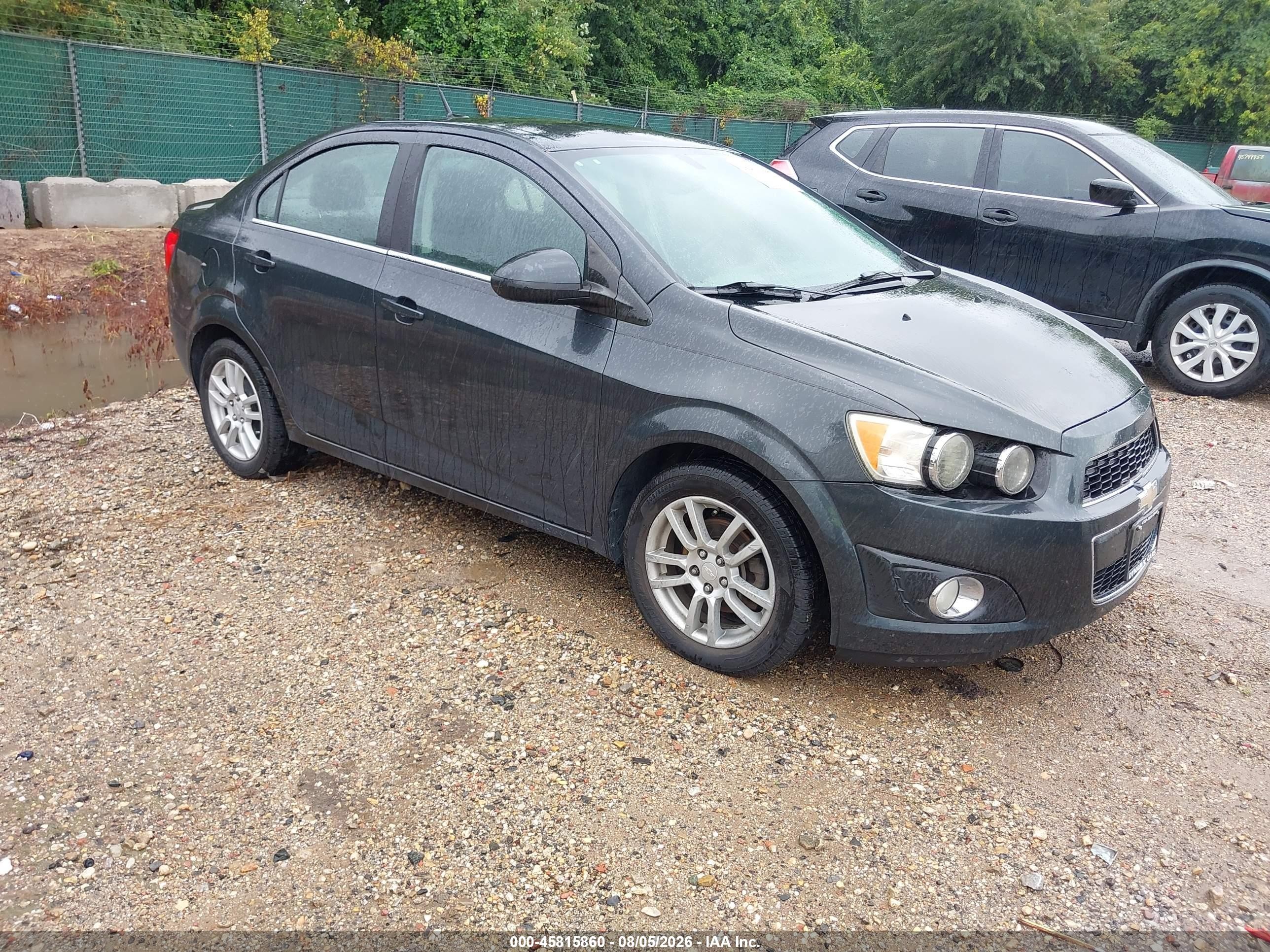 2014 Chevrolet Sonic Lt Auto Gray vin: 1G1JC5SH0E4241965