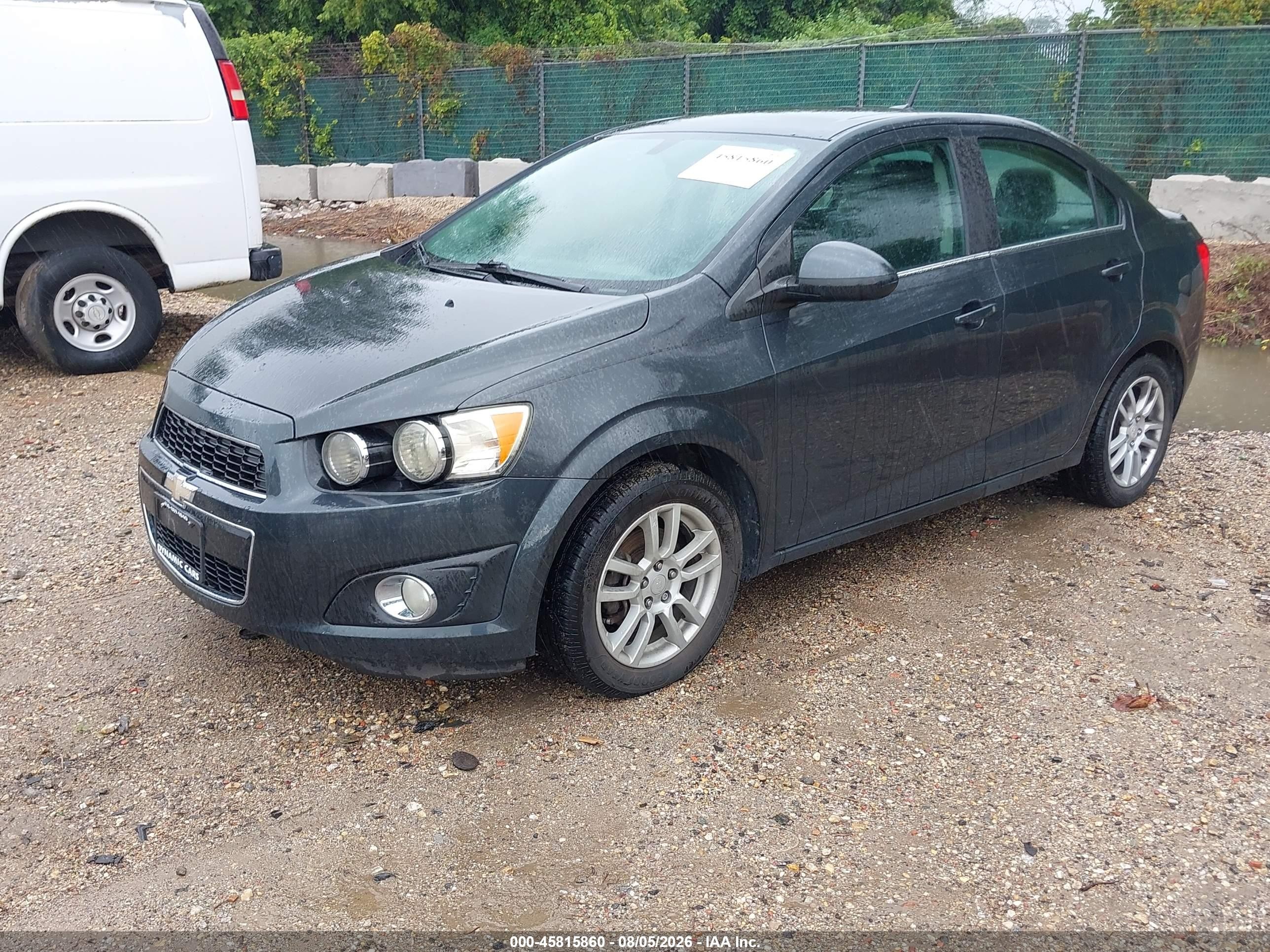 2014 Chevrolet Sonic Lt Auto Gray vin: 1G1JC5SH0E4241965