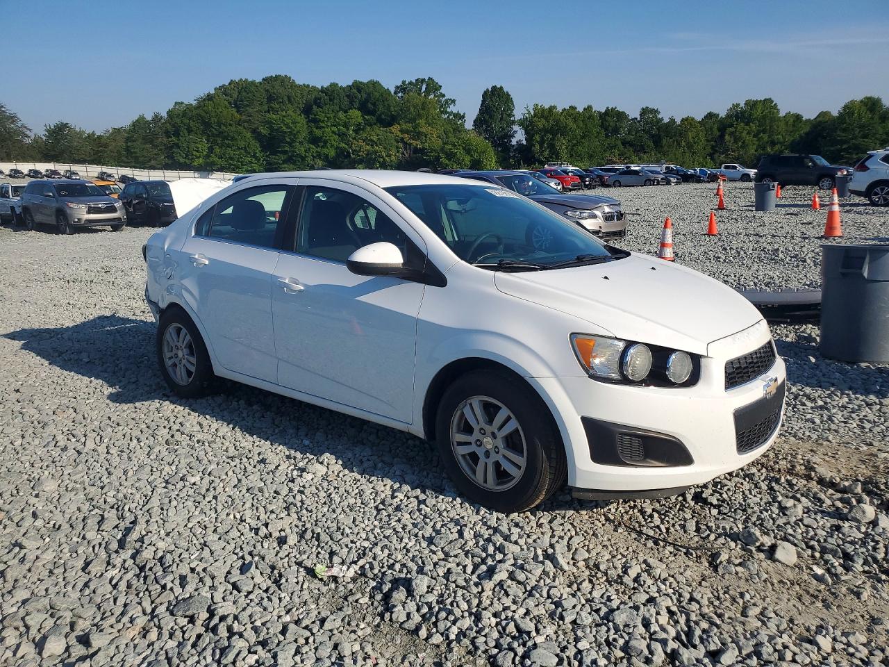 2015 Chevrolet Sonic Lt White vin: 1G1JC5SH0F4138188