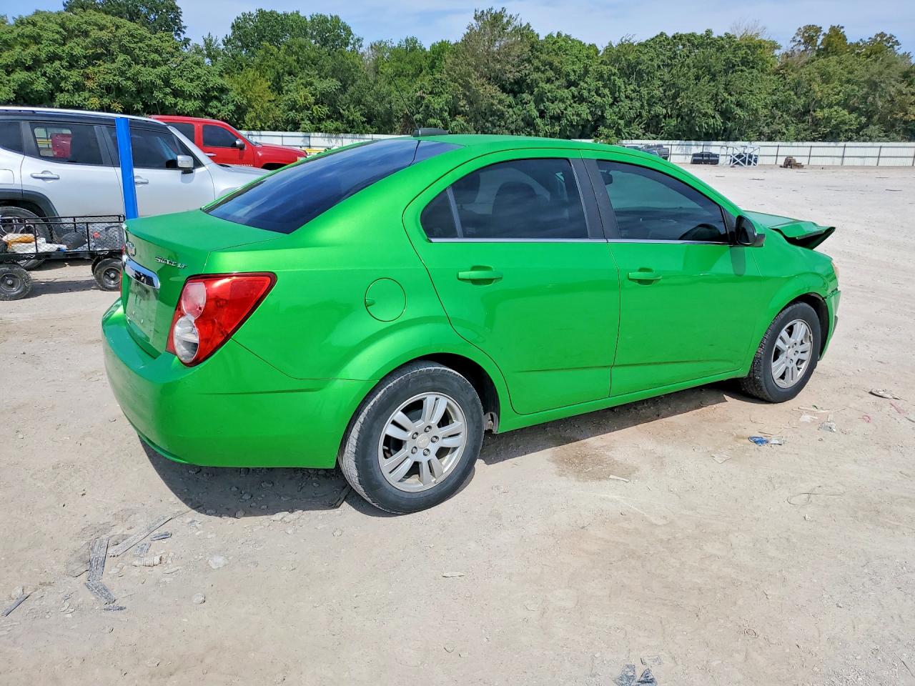 2015 Chevrolet Sonic Lt Green vin: 1G1JC5SH0F4153323