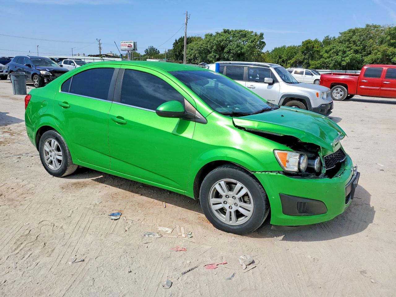 2015 Chevrolet Sonic Lt Green vin: 1G1JC5SH0F4153323