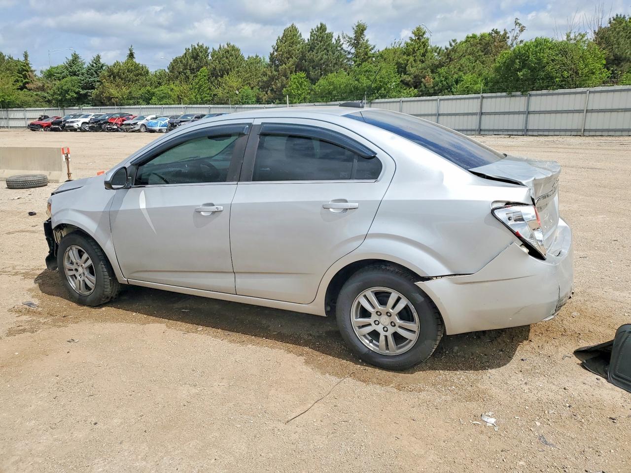 2015 Chevrolet Sonic Lt Silver vin: 1G1JC5SH0F4153998