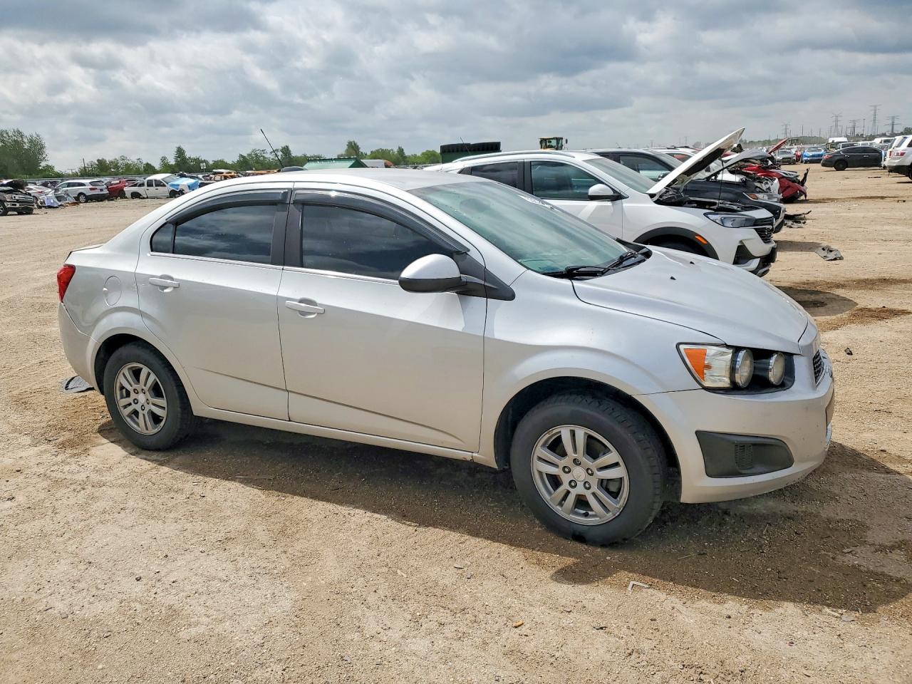 2015 Chevrolet Sonic Lt Silver vin: 1G1JC5SH0F4153998