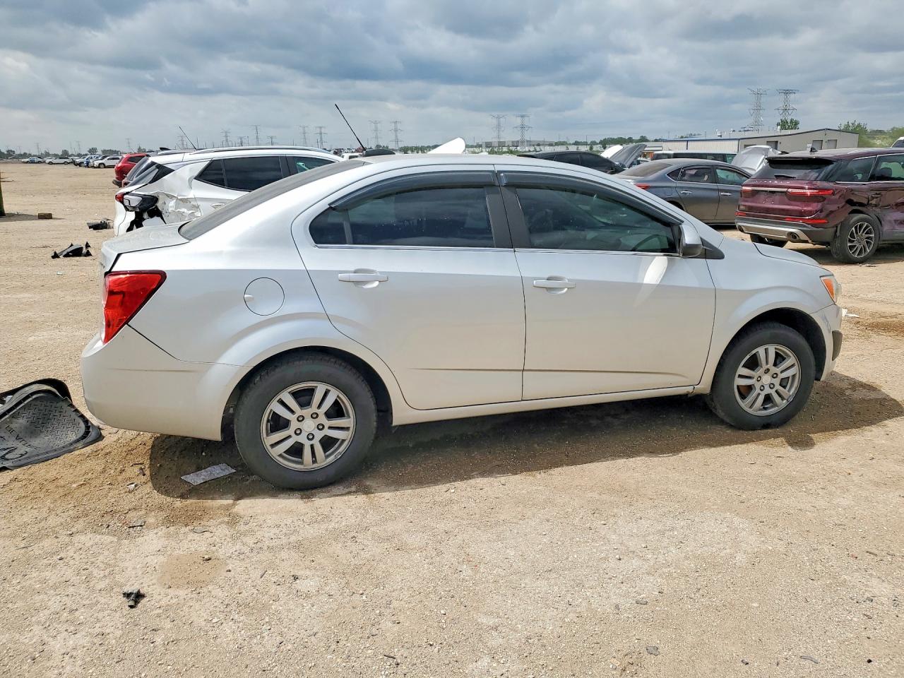 2015 Chevrolet Sonic Lt Silver vin: 1G1JC5SH0F4153998