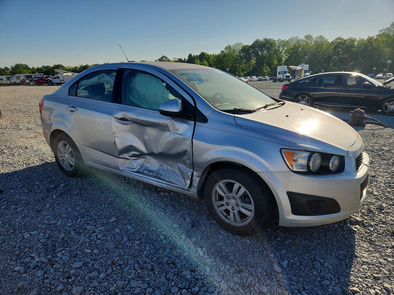 2015 Chevrolet Sonic Lt Silver vin: 1G1JC5SH0F4198164