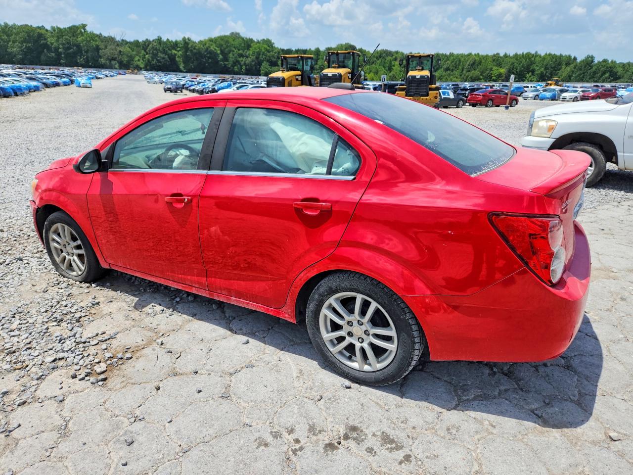 2015 Chevrolet Sonic Lt Red vin: 1G1JC5SH0F4216789