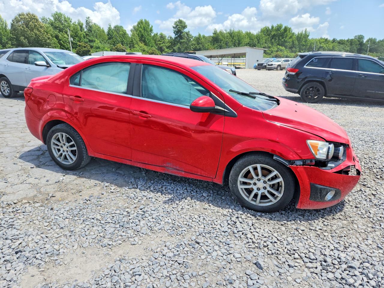 2015 Chevrolet Sonic Lt Red vin: 1G1JC5SH0F4216789