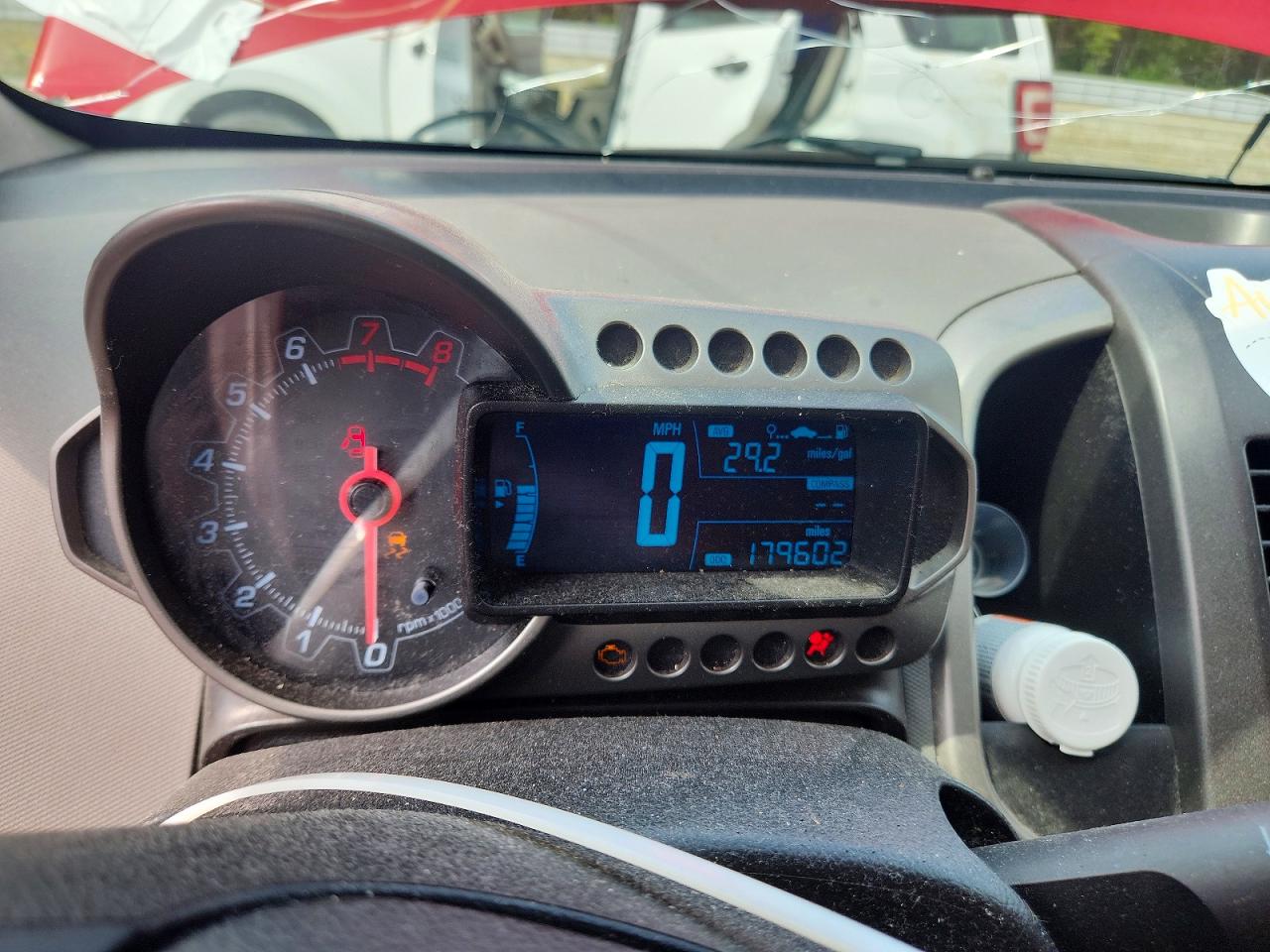 2015 Chevrolet Sonic Lt Red vin: 1G1JC5SH0F4216789