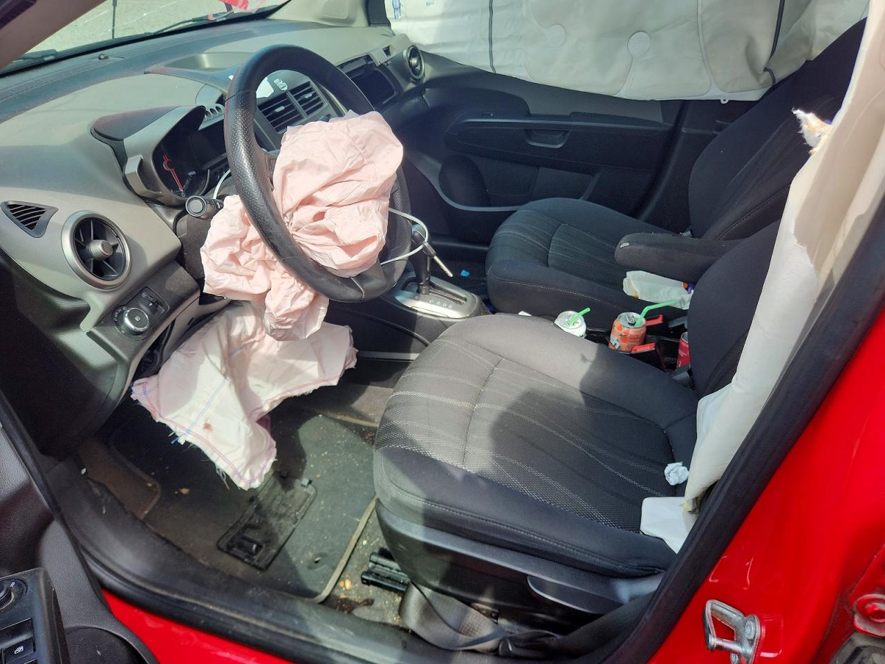 2015 Chevrolet Sonic Lt Red vin: 1G1JC5SH0F4216789