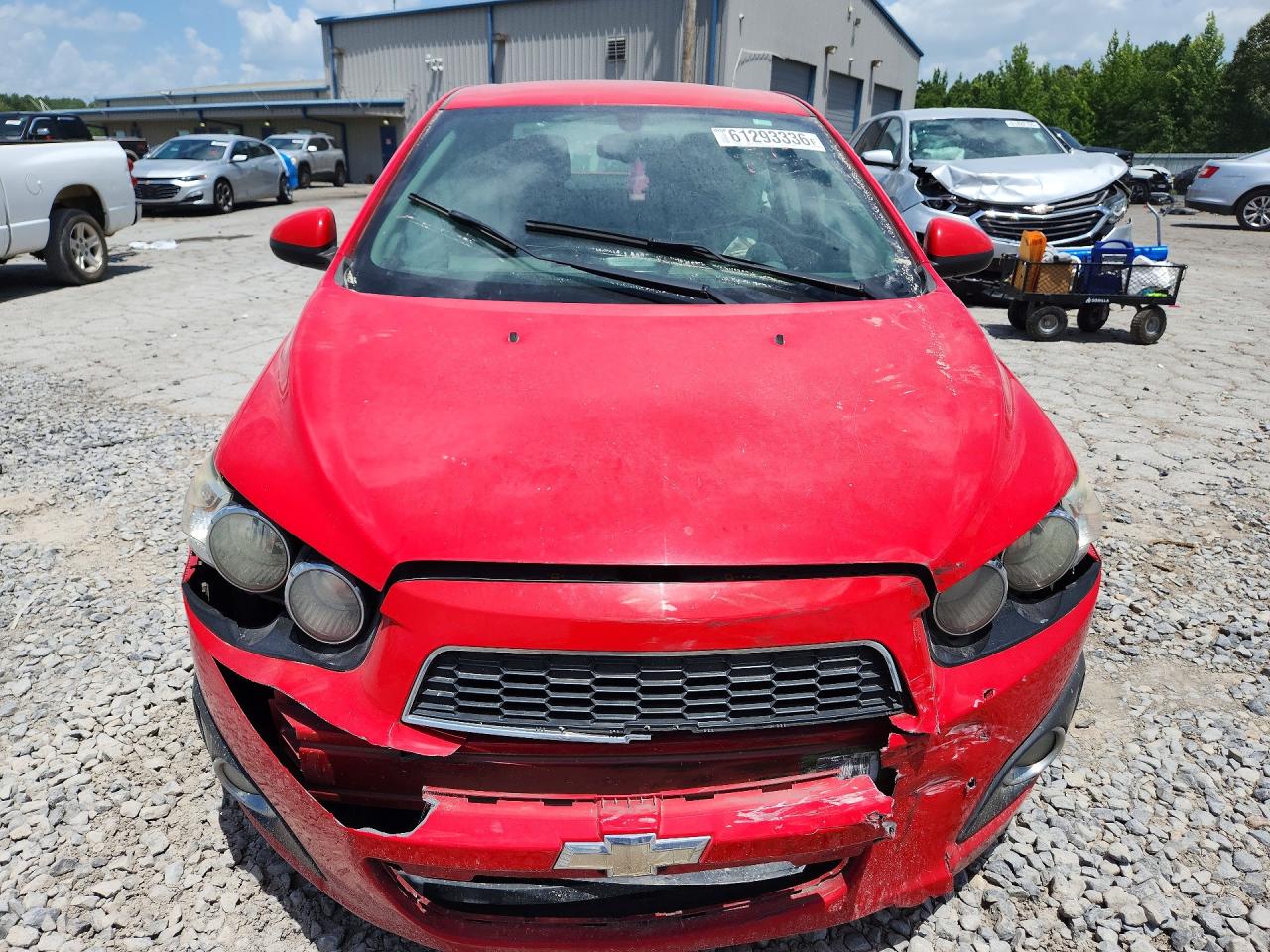 2015 Chevrolet Sonic Lt Red vin: 1G1JC5SH0F4216789