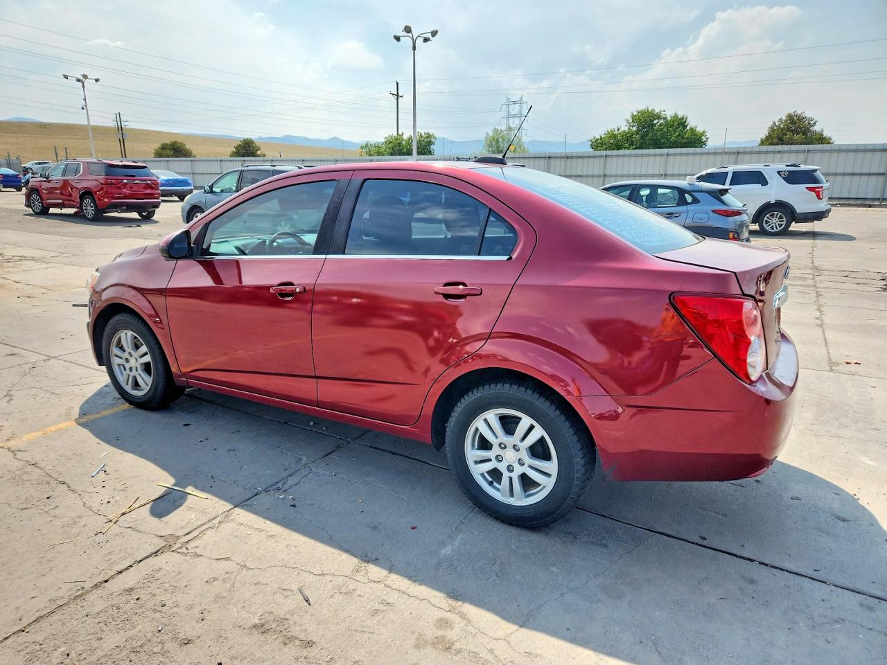 2015 Chevrolet Sonic Lt Red vin: 1G1JC5SH0F4218722