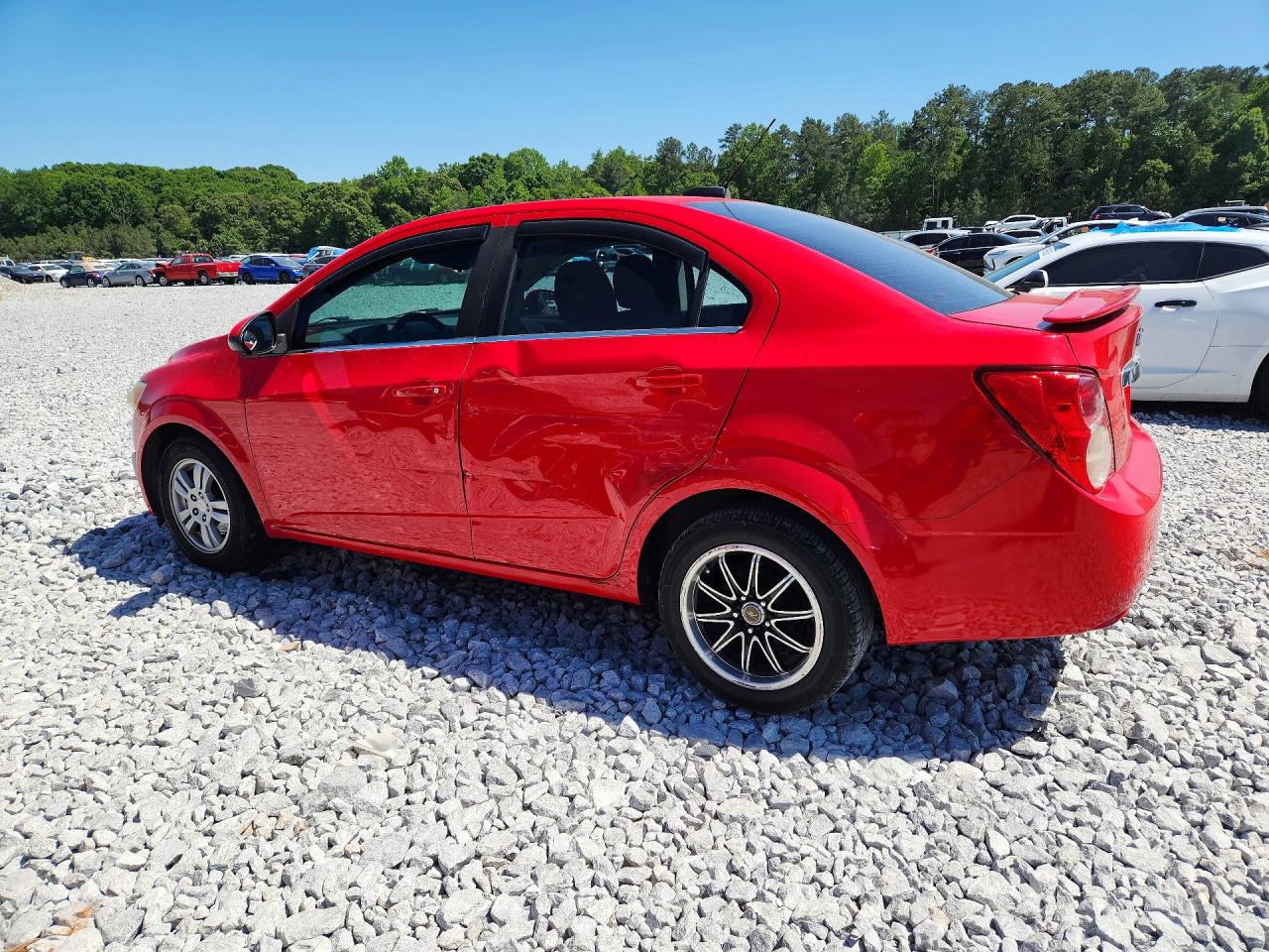2015 Chevrolet Sonic Lt Red vin: 1G1JC5SH0F4220017