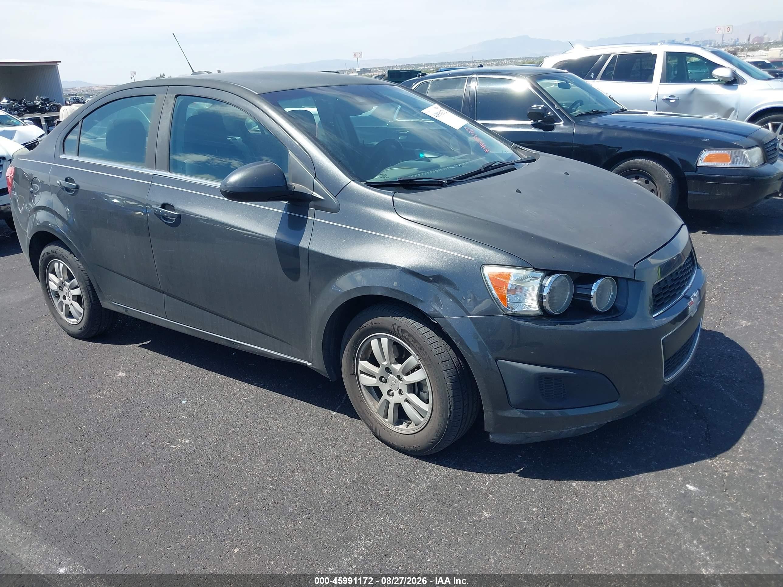 2016 Chevrolet Sonic Lt Auto Gray vin: 1G1JC5SH0G4157857