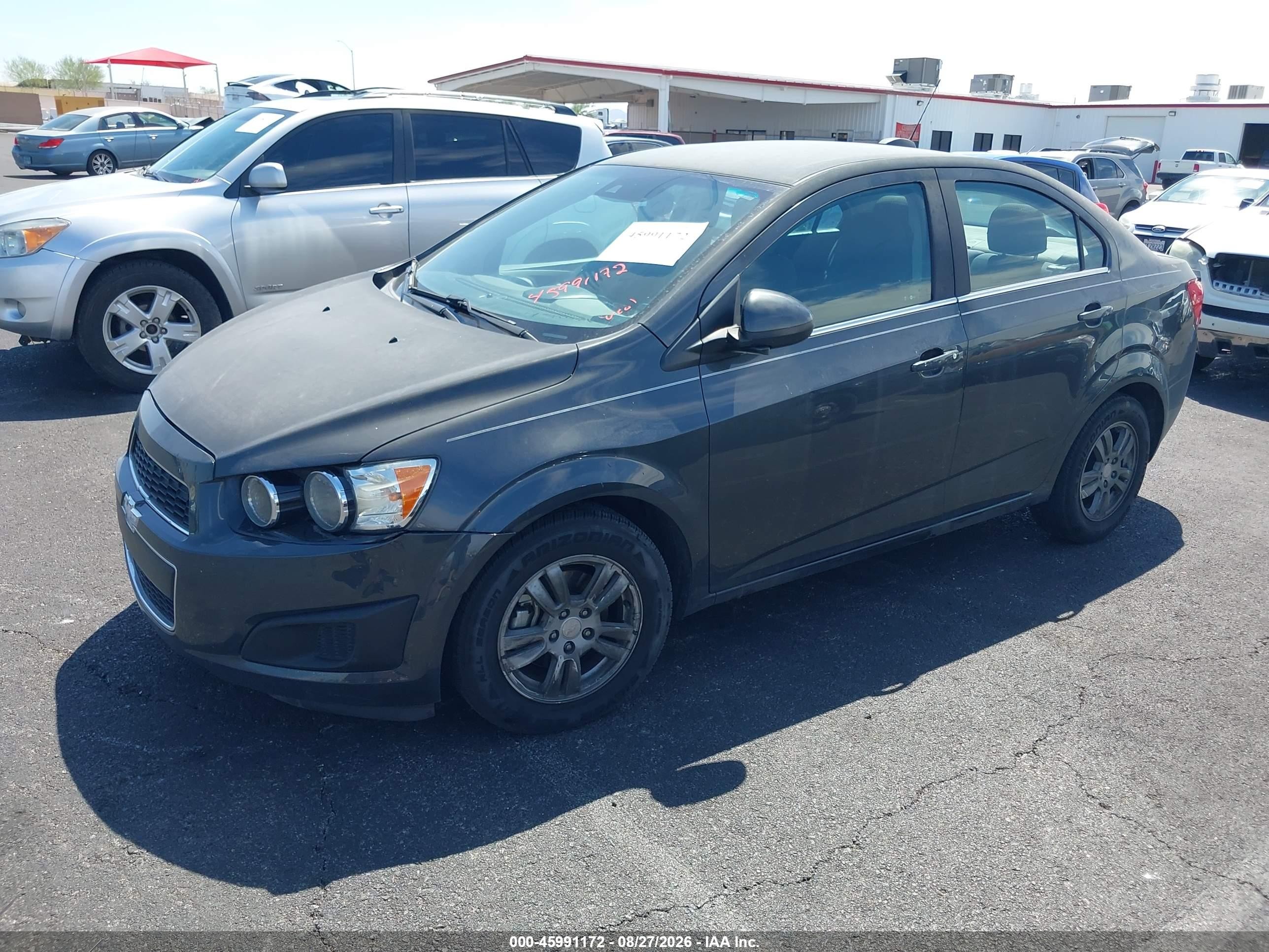 2016 Chevrolet Sonic Lt Auto Gray vin: 1G1JC5SH0G4157857